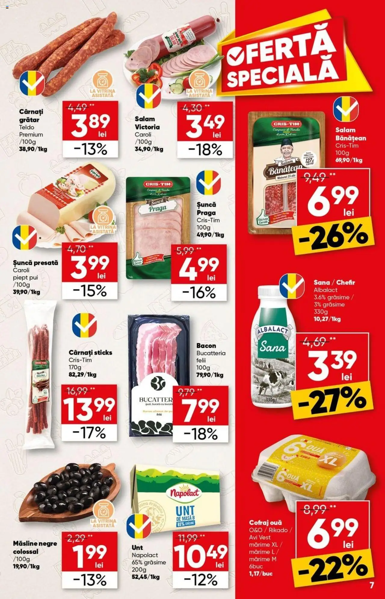Catalog Profi 28 Mai - 9 Iunie 2025 | Pagina 7 | Produse: Hijyenik ped, Masă, Măsline, Ouă