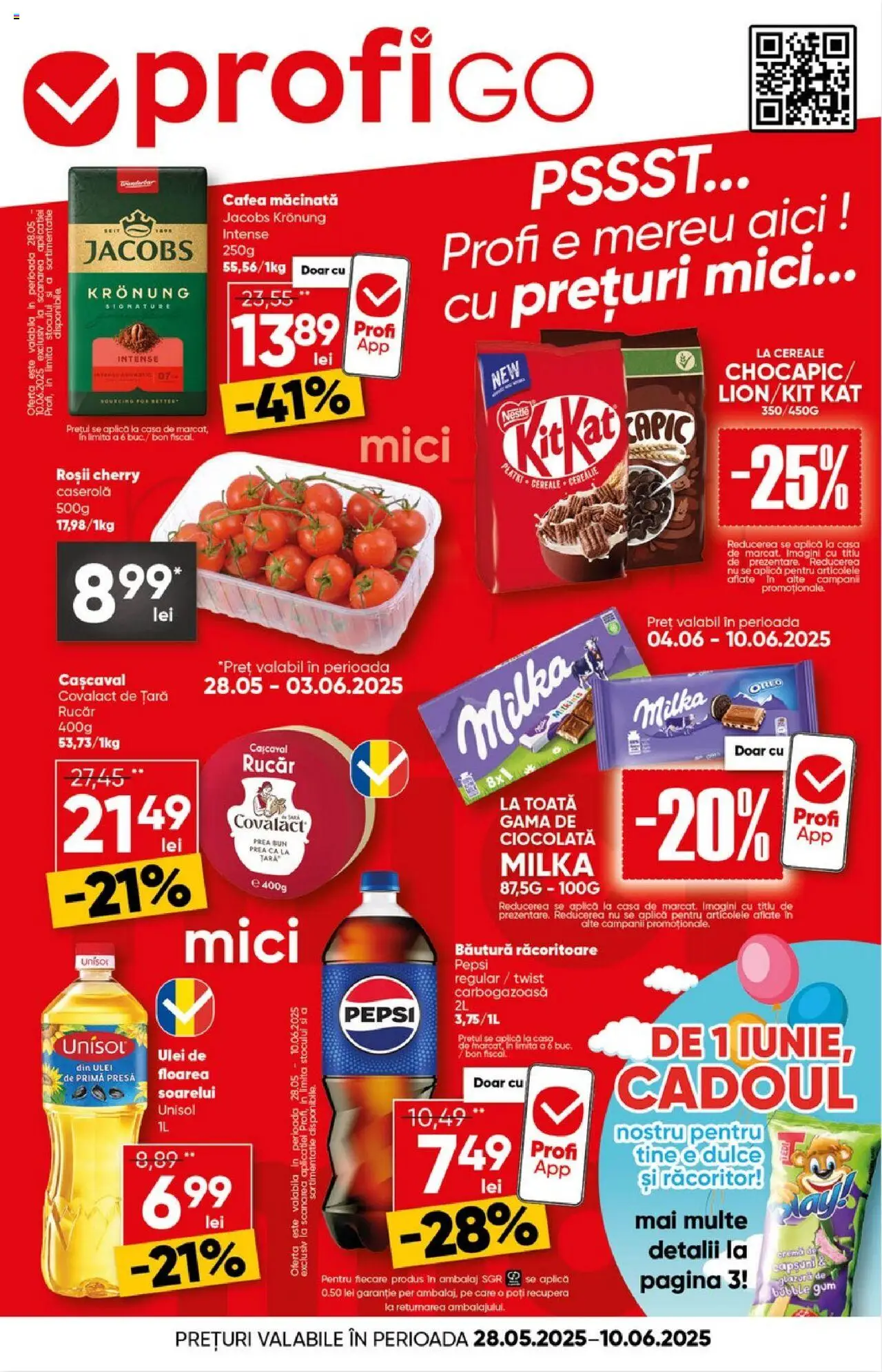 Catalog Profi 28 Mai - 9 Iunie 2025 | Pagina 1 | Produse: Presă, Köpek çiti, Ulei, Cereale