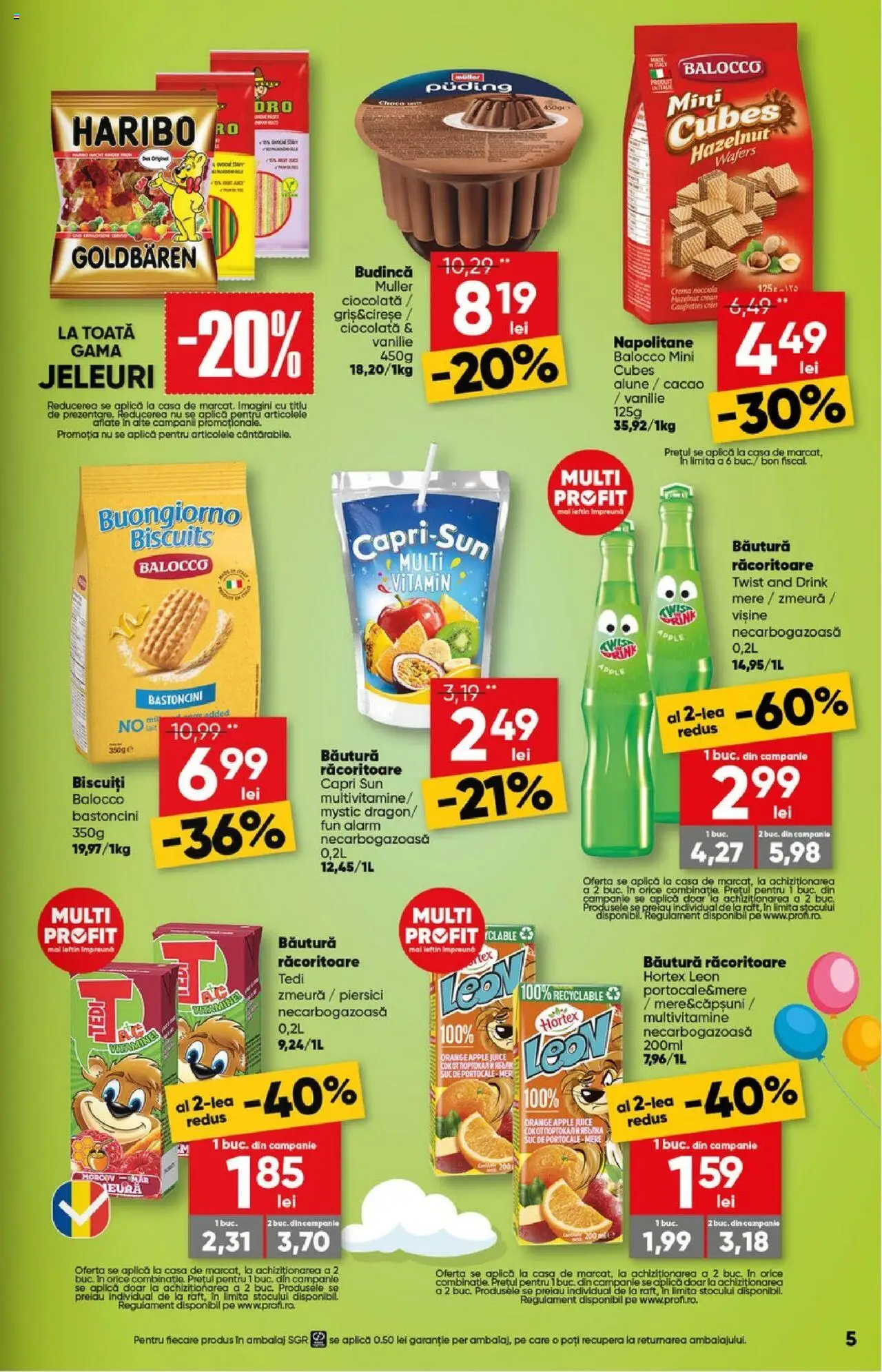Catalog Profi 28 Mai - 9 Iunie 2025 | Pagina 5 | Produse: Napolitane, Alune, Cremă, Apple