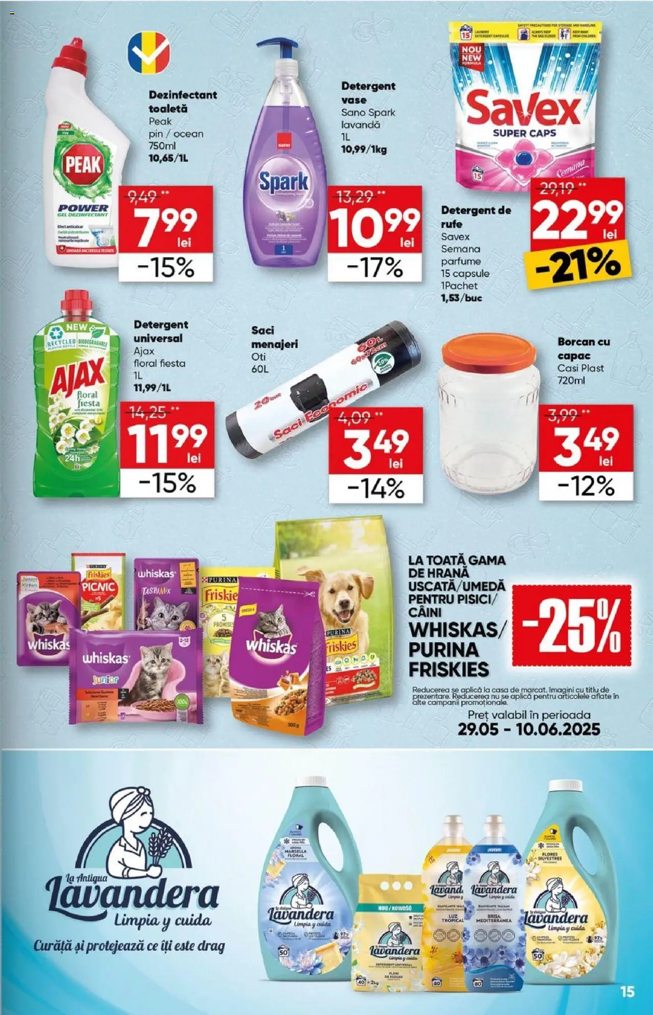 Catalog Profi 28 Mai - 9 Iunie 2025 | Pagina 15 | Produse: Toaletă, Borcan, Detergent, Gel dezinfectant