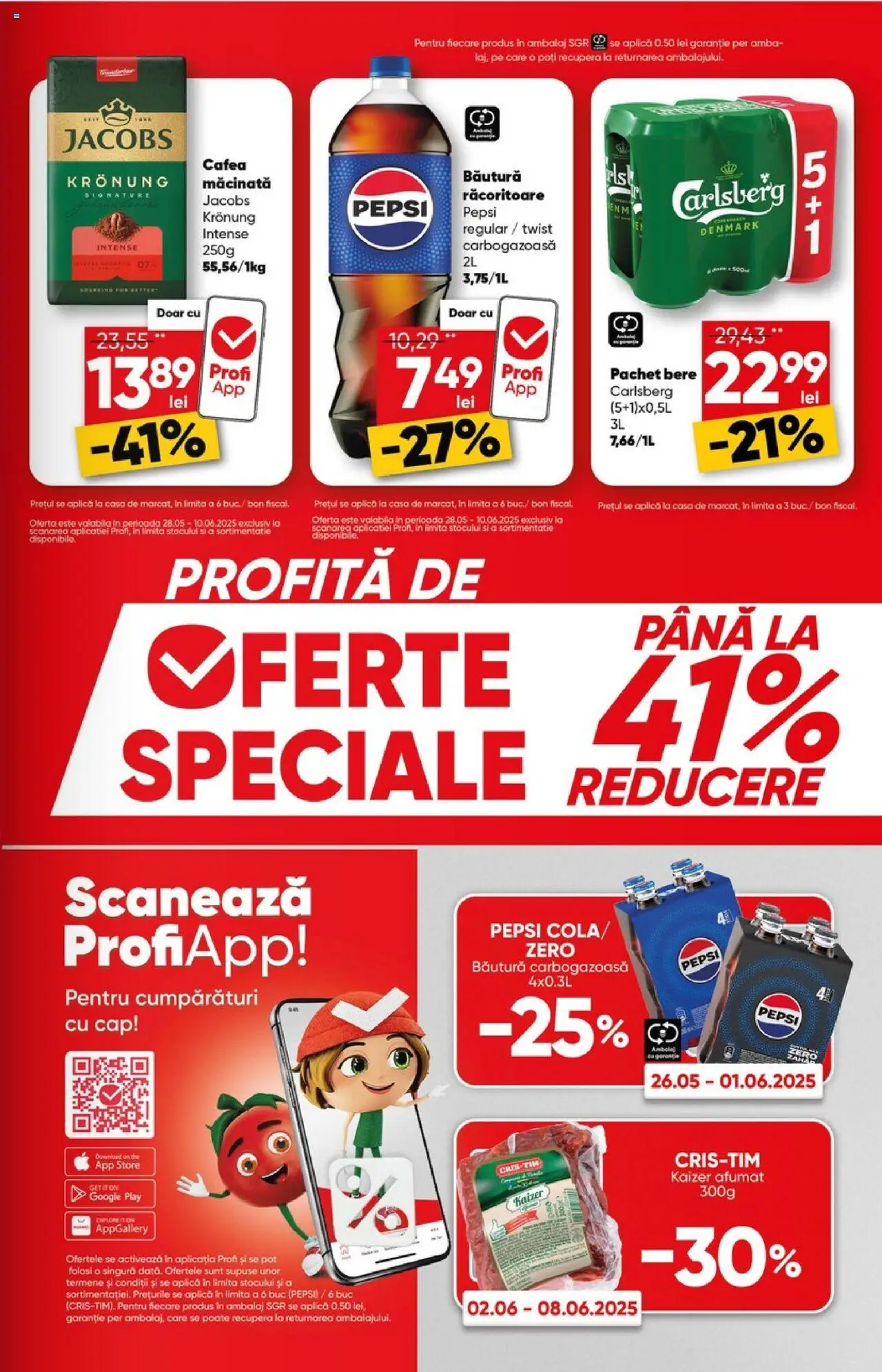 Catalog Profi 28 Mai - 9 Iunie 2025 | Pagina 3 | Produse: Köpek çiti, Cafea, Bere