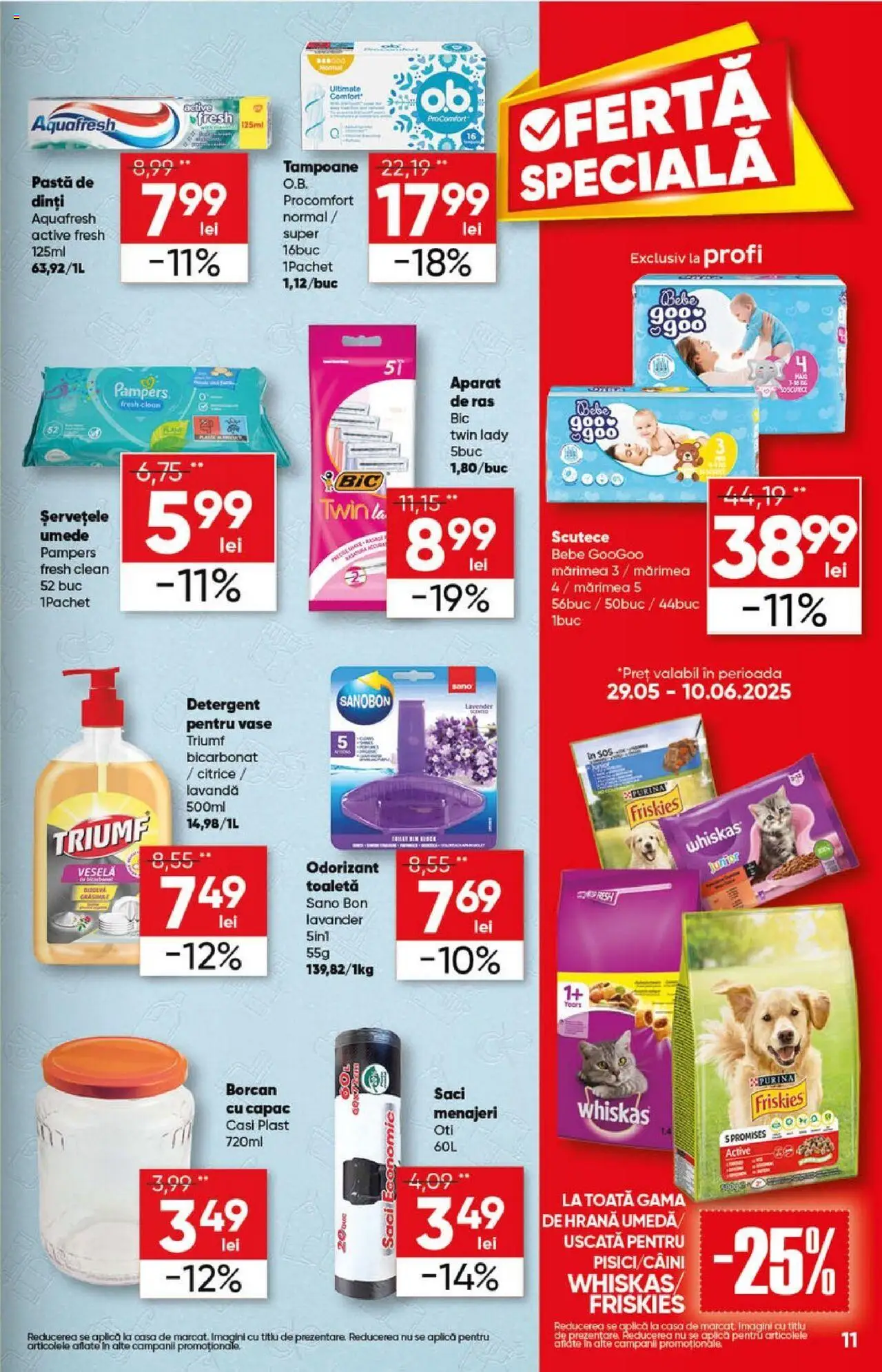 Catalog Profi 28 Mai - 9 Iunie 2025 | Pagina 11 | Produse: Pomelo, Toaletă, Detergent, Scutece