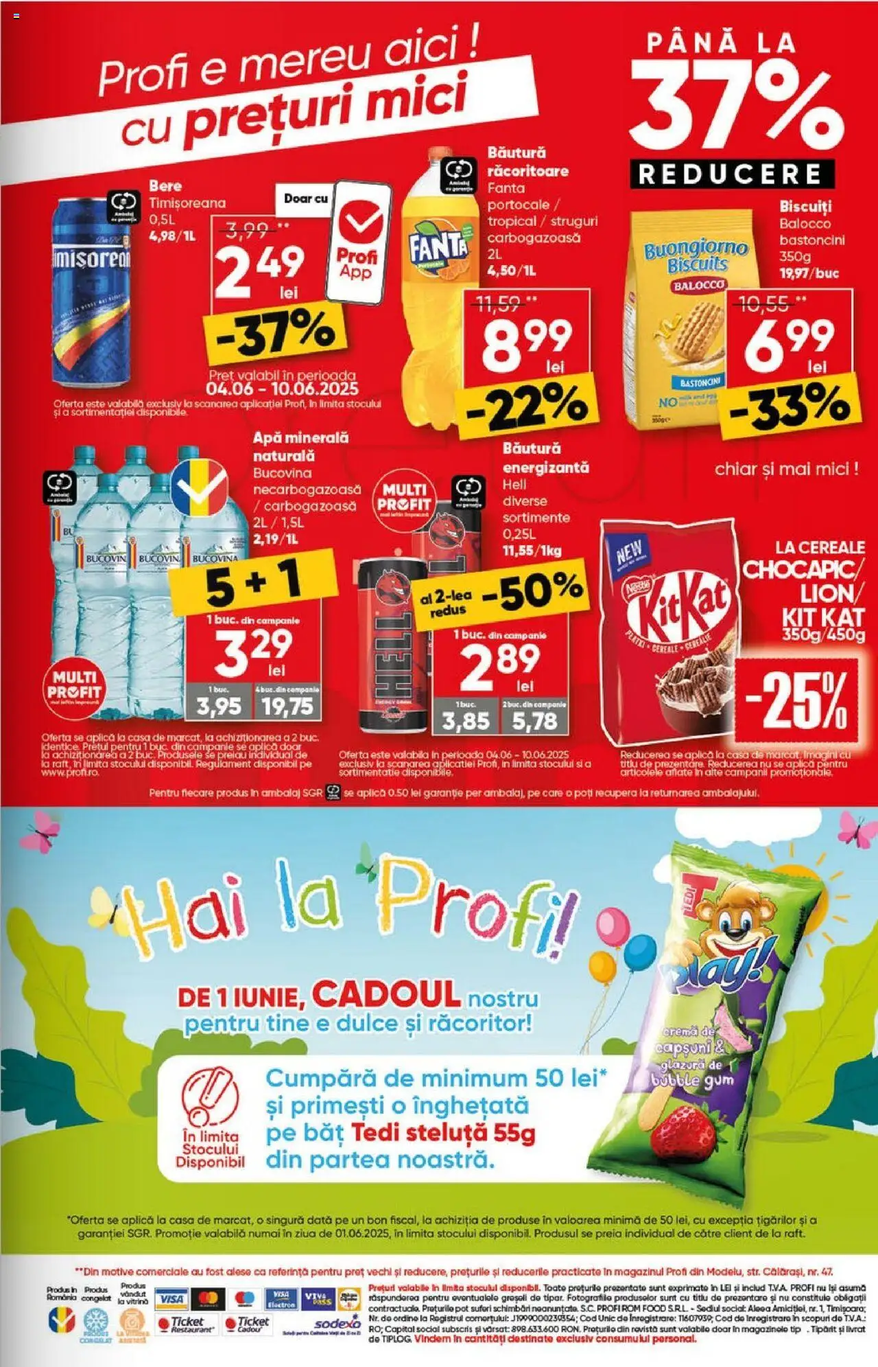 Catalog Profi 28 Mai - 9 Iunie 2025 | Pagina 13 | Produse: Struguri, Vitrină, Rom, Biscuiți
