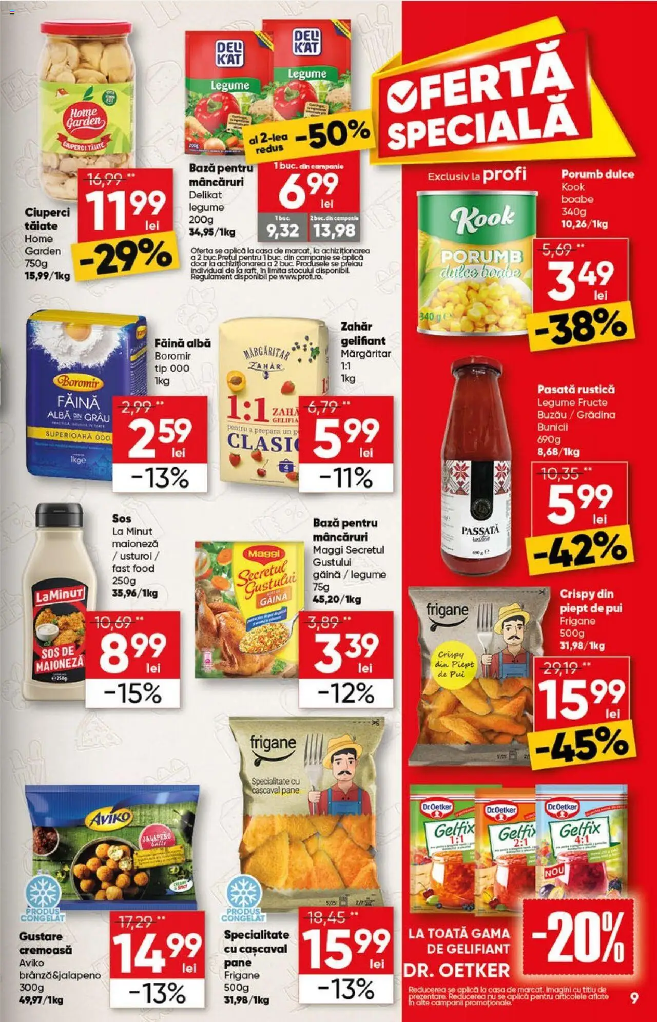 Catalog Profi 28 Mai - 9 Iunie 2025 | Pagina 9 | Produse: Cașcaval, Ciuperci, Legume, Fructe