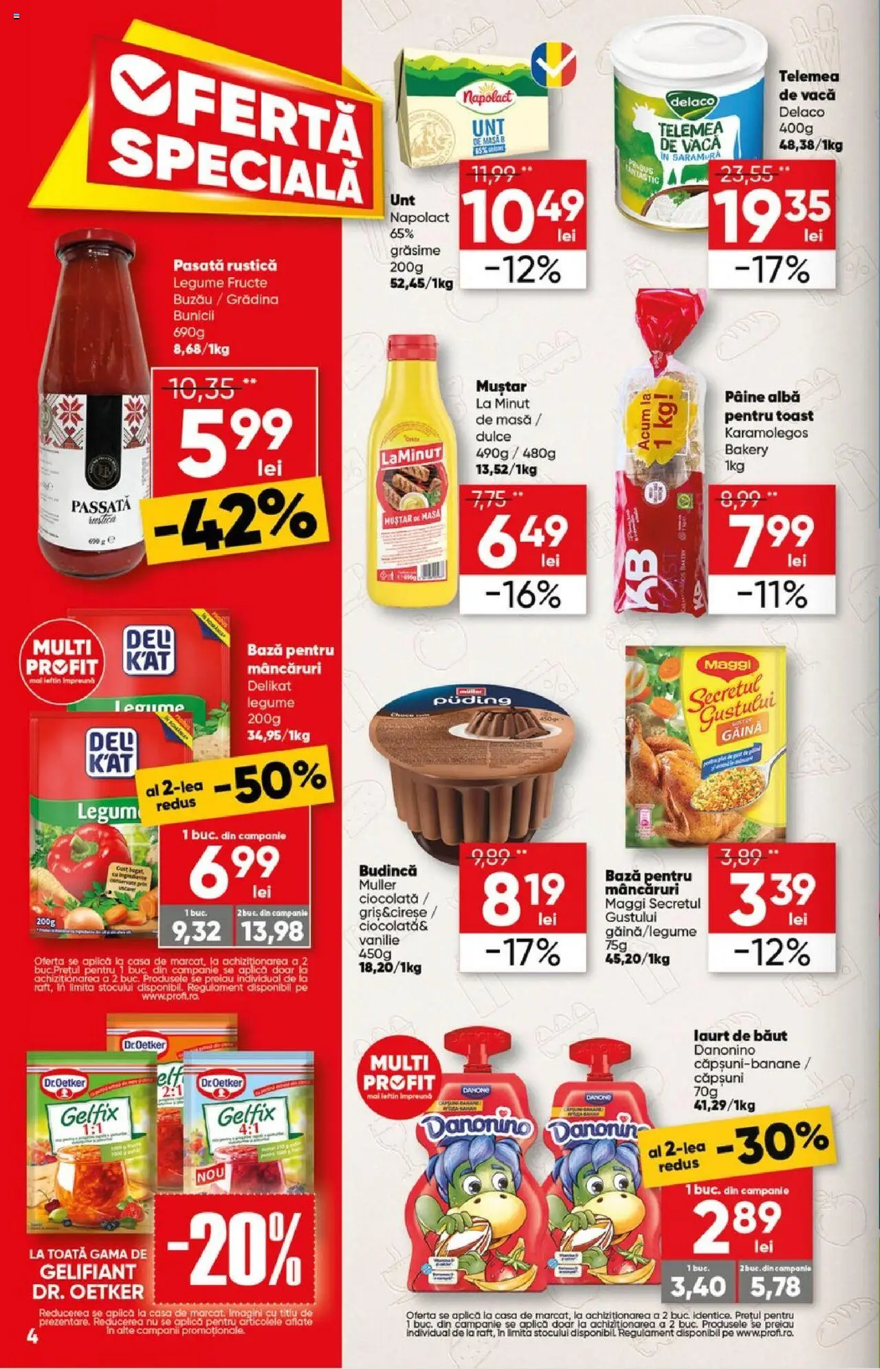 Catalog Profi 28 Mai - 9 Iunie 2025 | Pagina 4 | Produse: Pâine, Căpșuni, Legume, Fructe