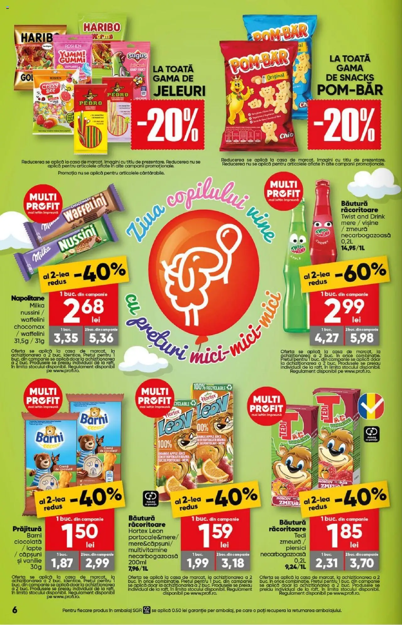 Catalog Profi 28 Mai - 9 Iunie 2025 | Pagina 6 | Produse: Napolitane, Lapte, Mere, Căpșuni