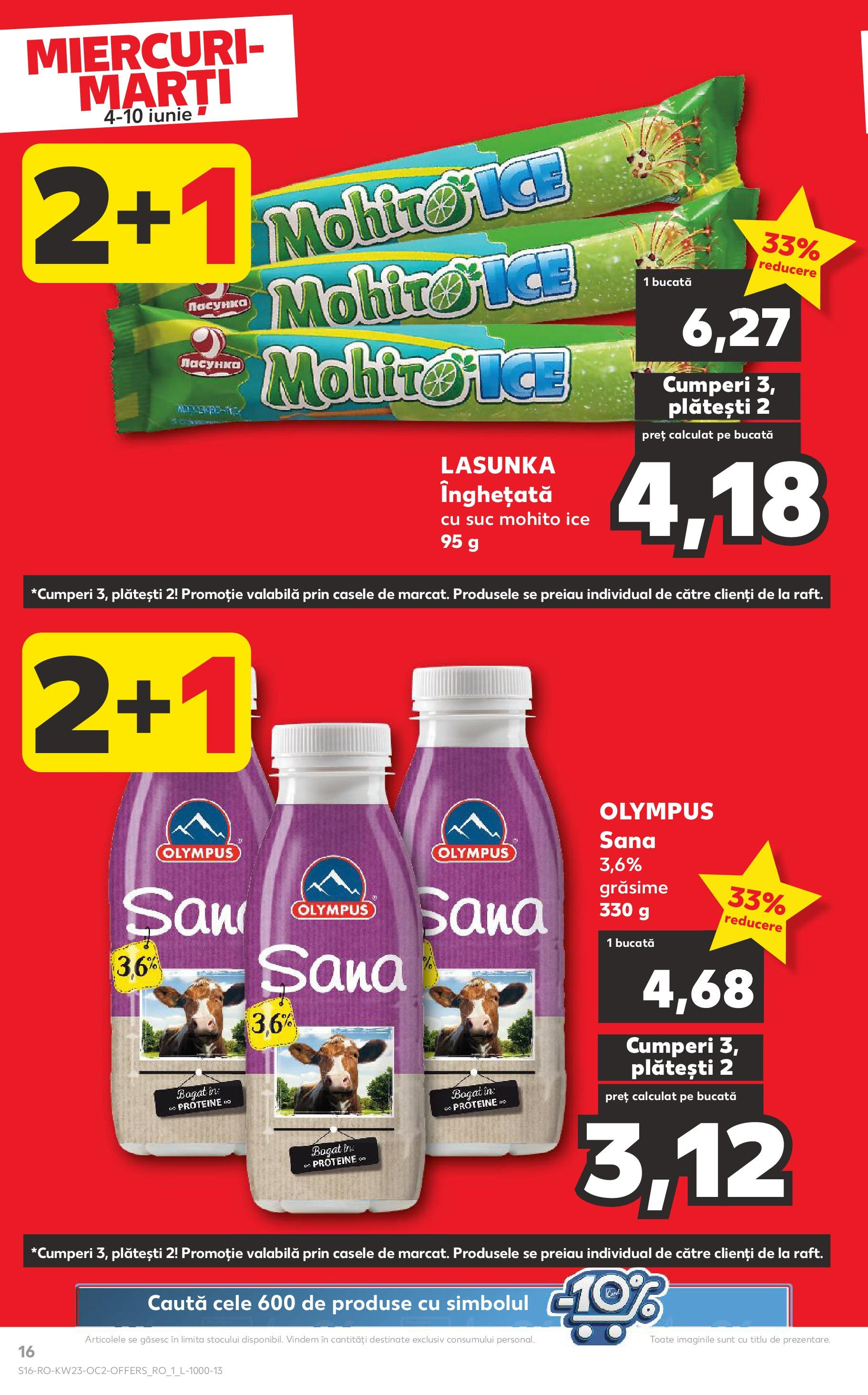 Catalog Kaufland 4 - 9 Iunie 2025 | Pagina 16 | Produse: Masaüstü kılıfı, Suc, Înghețată