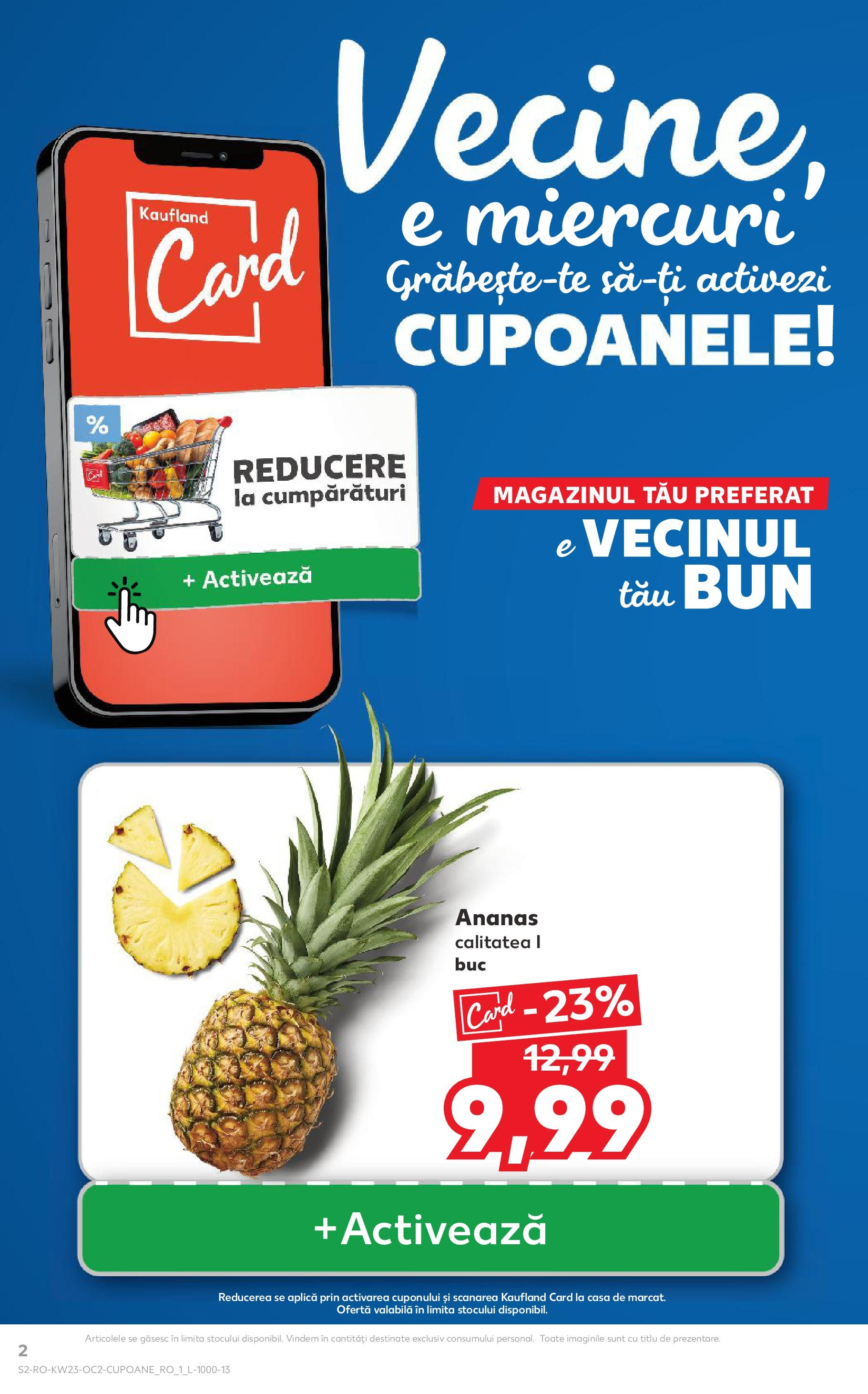 Catalog Kaufland 4 - 9 Iunie 2025 | Pagina 2 | Produse: Ananas