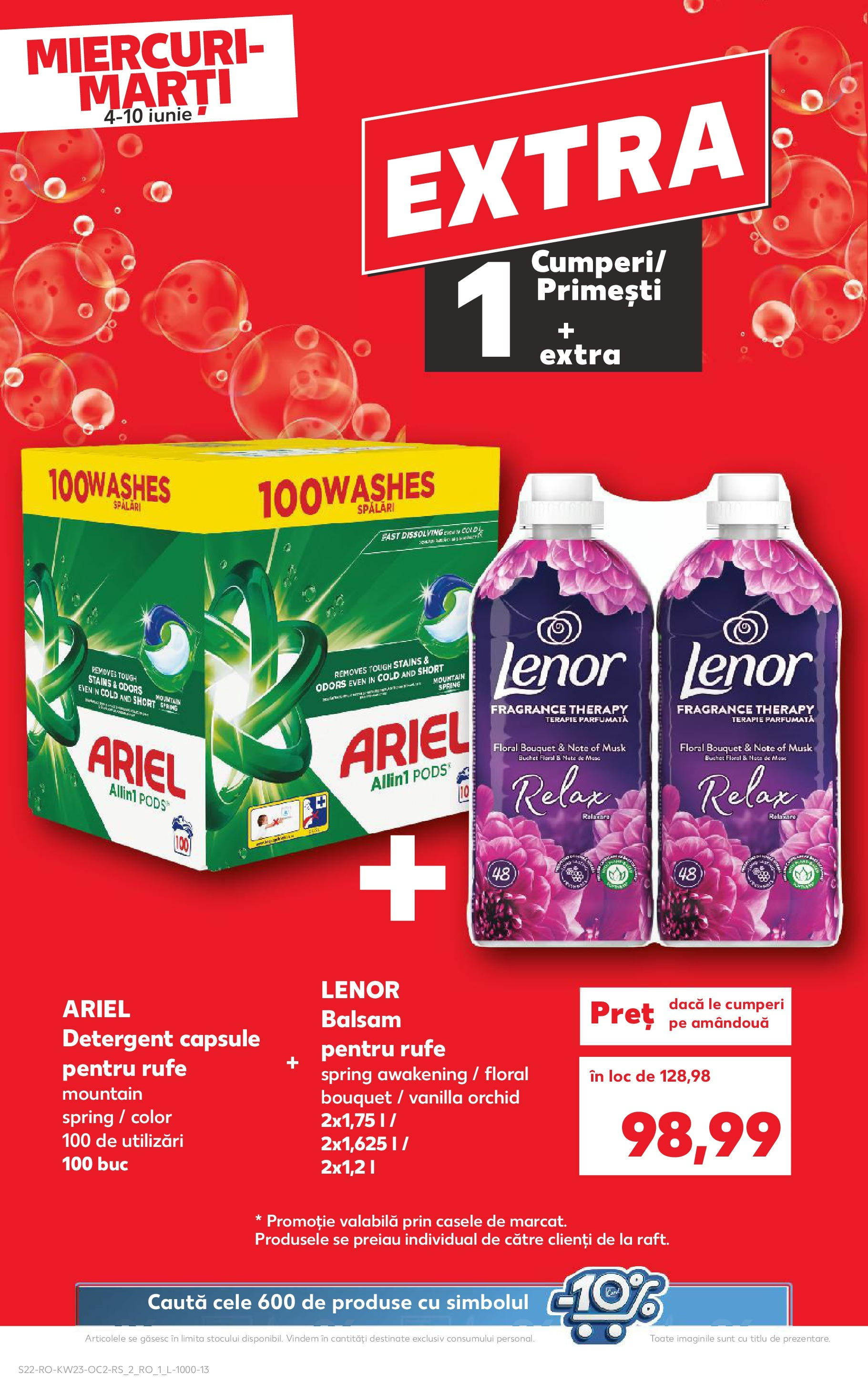 Catalog Kaufland 4 - 9 Iunie 2025 | Pagina 22 | Produse: Masă, Balsam, Detergent