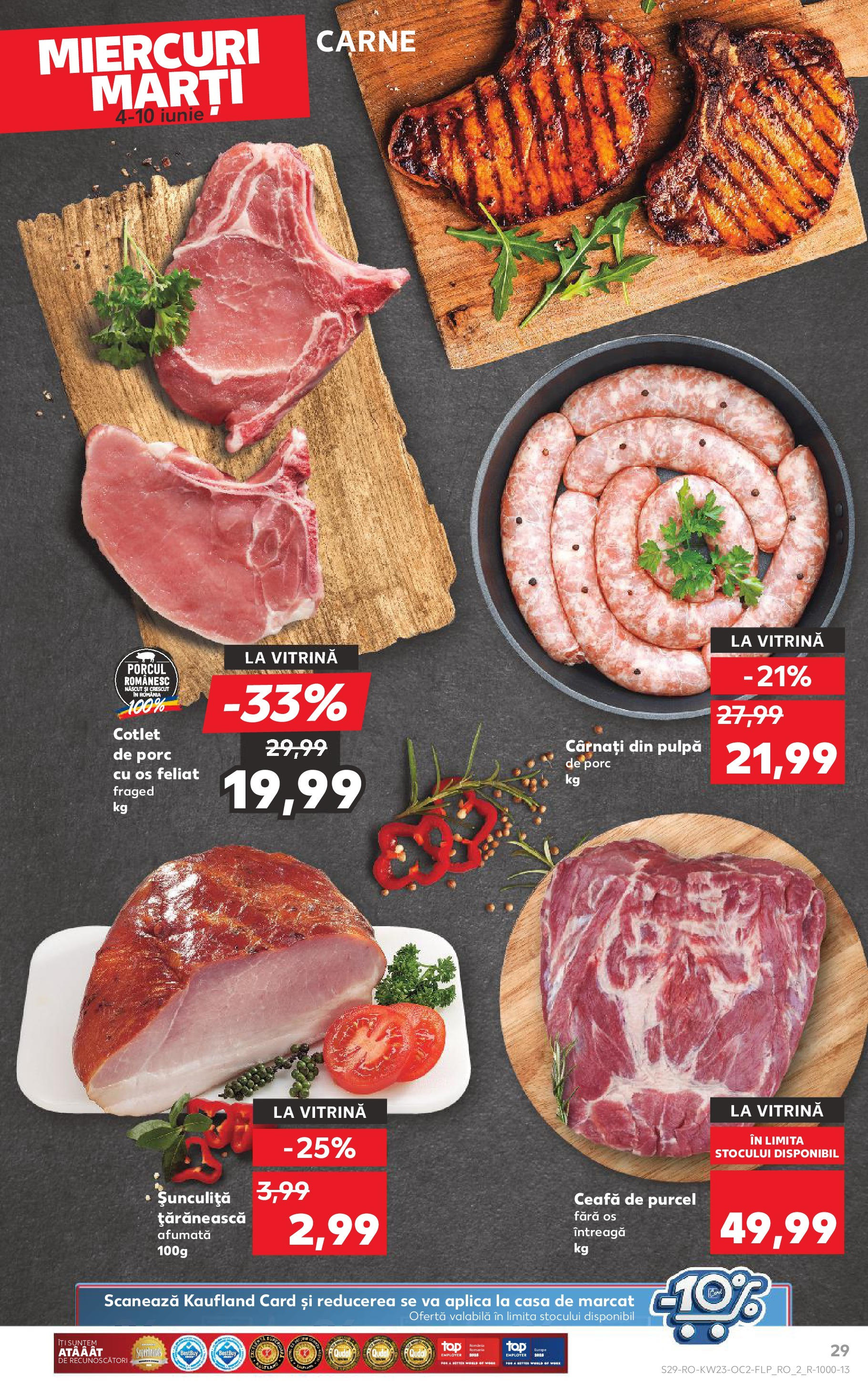 Catalog Kaufland 4 - 9 Iunie 2025 | Pagina 29 | Produse: Lait de coco, Vitrină, Cârnați