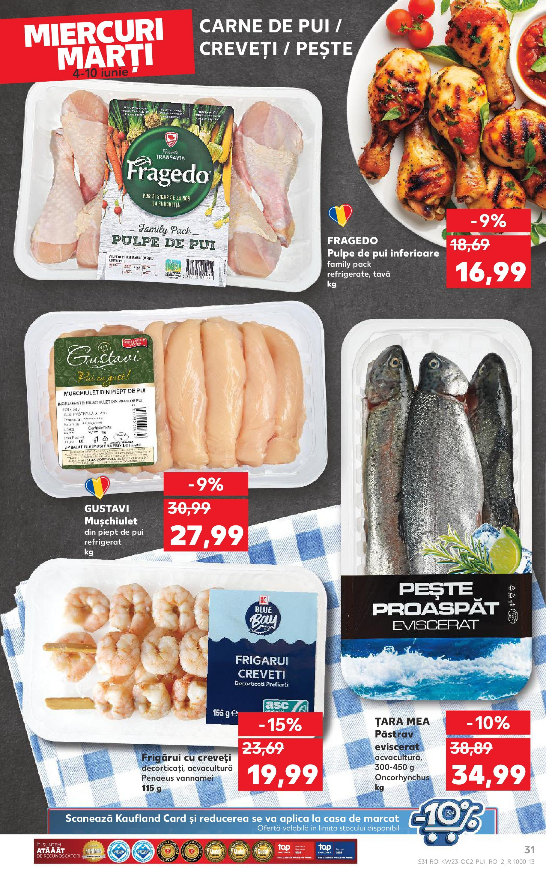 Catalog Kaufland 4 - 9 Iunie 2025 | Pagina 31 | Produse: Hacıyatmaz Kedi Oyuncağı, Carne De Pui, Pește, Sos