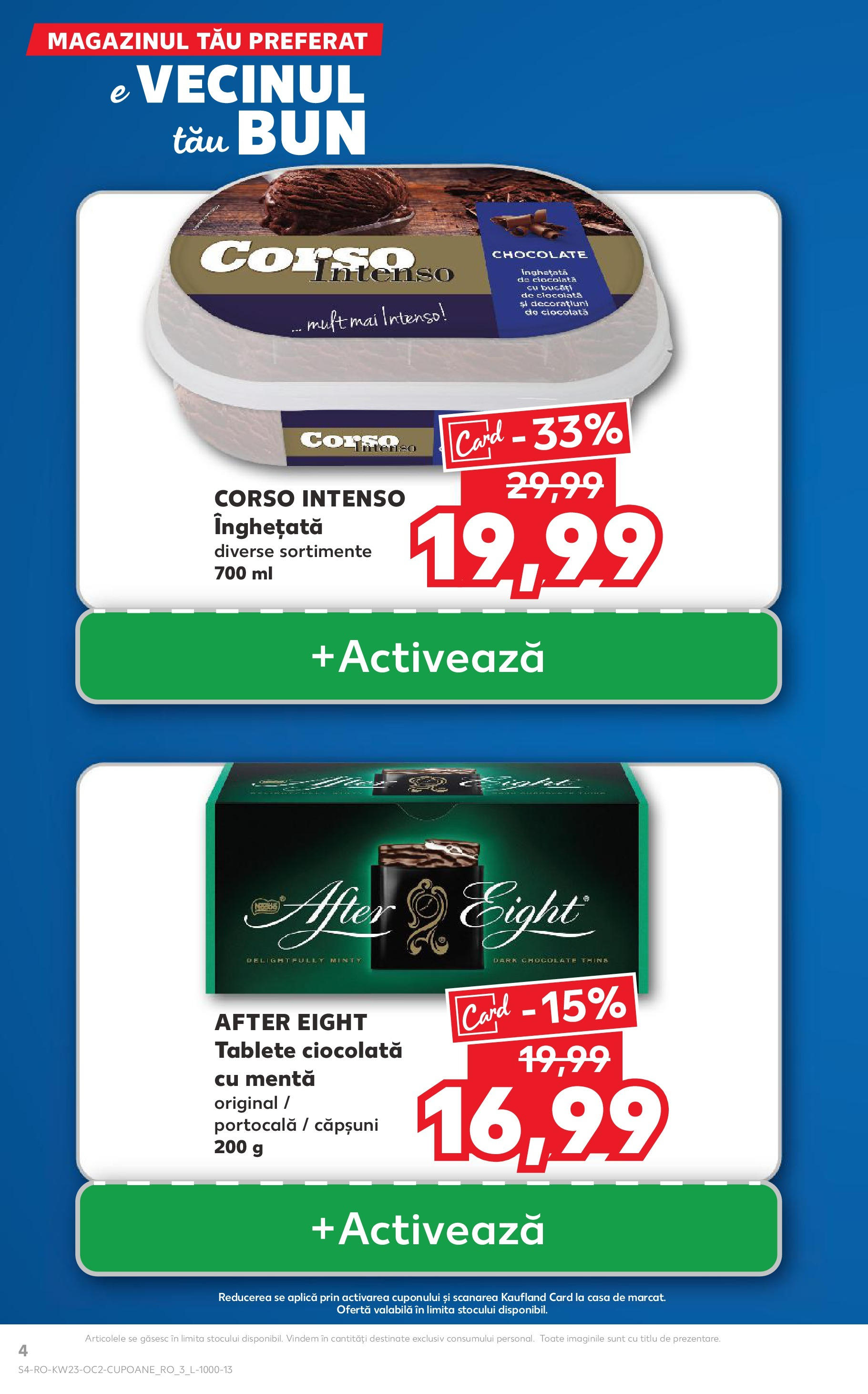 Catalog Kaufland 4 - 9 Iunie 2025 | Pagina 4 | Produse: Ciocolată, Căpșuni, Înghețată