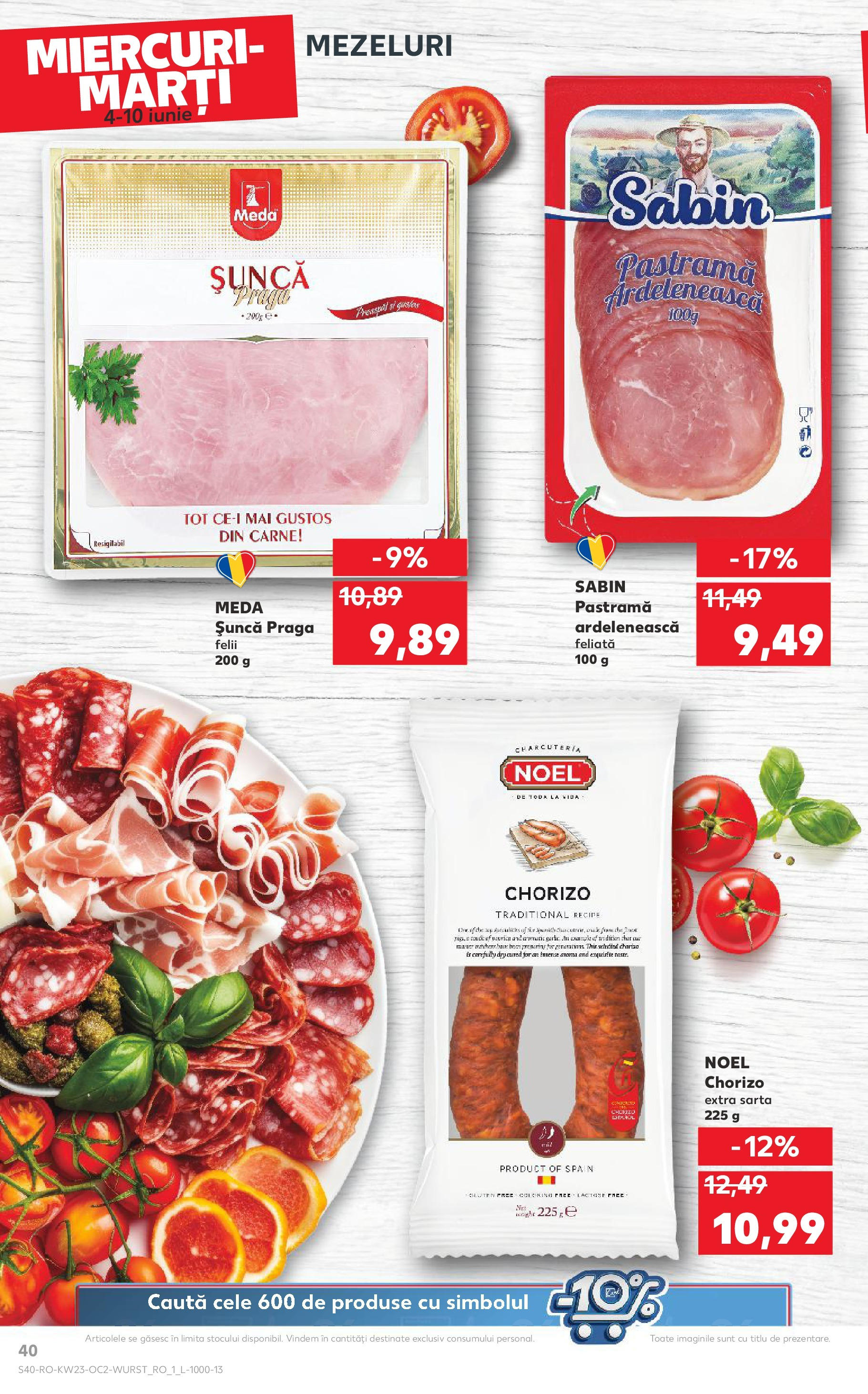 Catalog Kaufland 4 - 9 Iunie 2025 | Pagina 40 | Produse: Șuncă