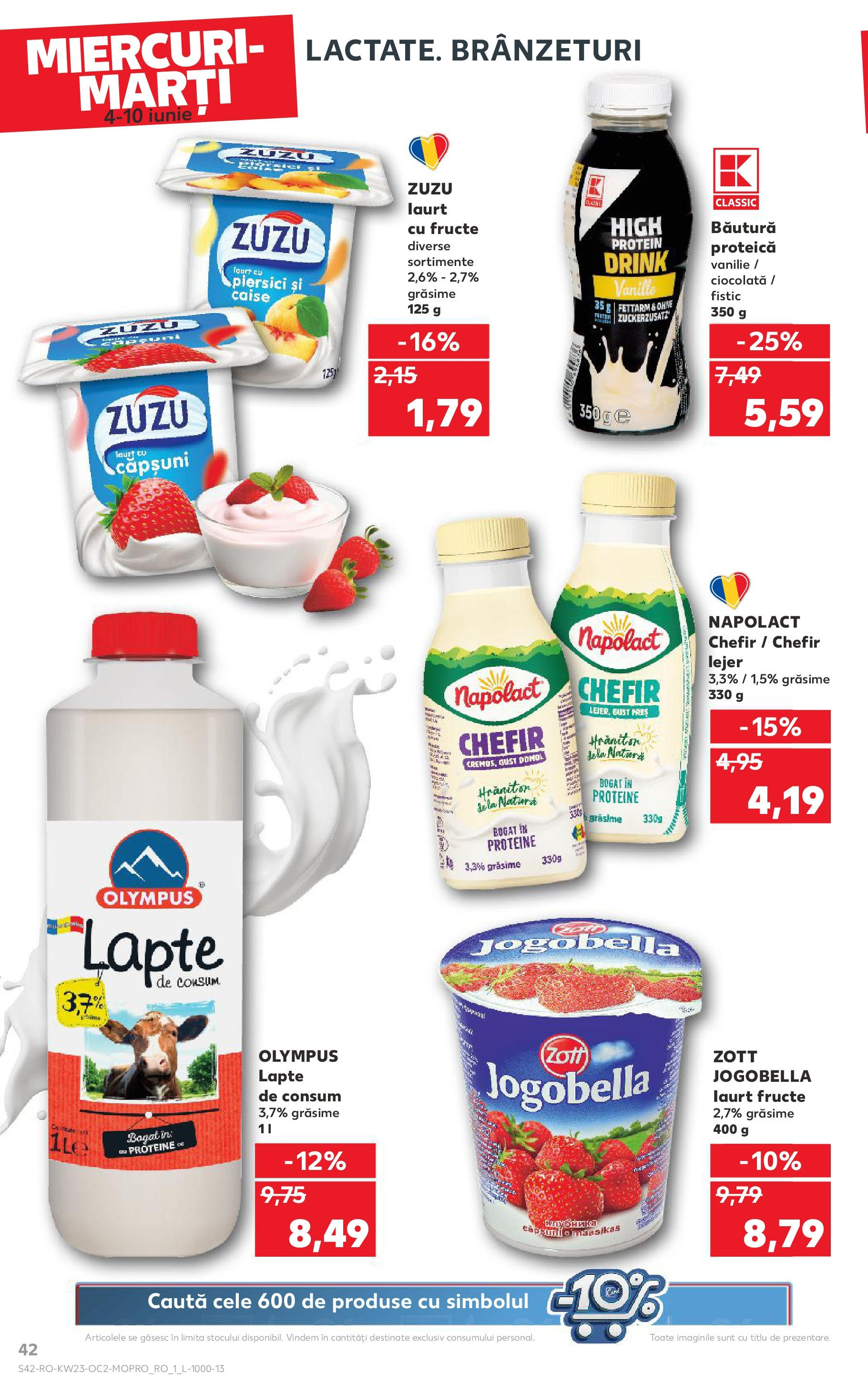 Catalog Kaufland 4 - 9 Iunie 2025 | Pagina 42 | Produse: Lapte, Ciocolată, Căpșuni, Ahtapot