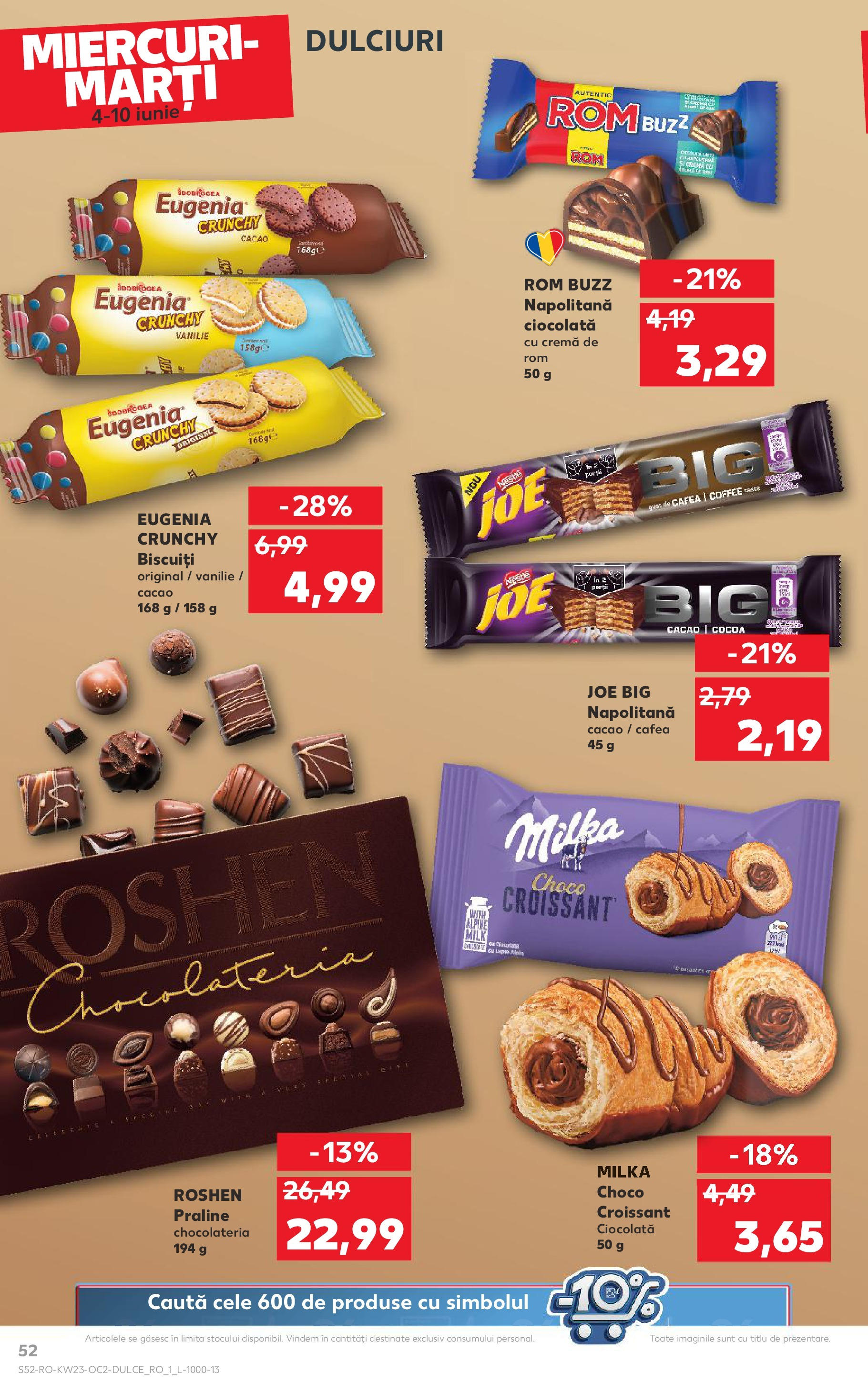 Catalog Kaufland 4 - 9 Iunie 2025 | Pagina 52 | Produse: Cafea, Rom, Cacao, Biscuiți