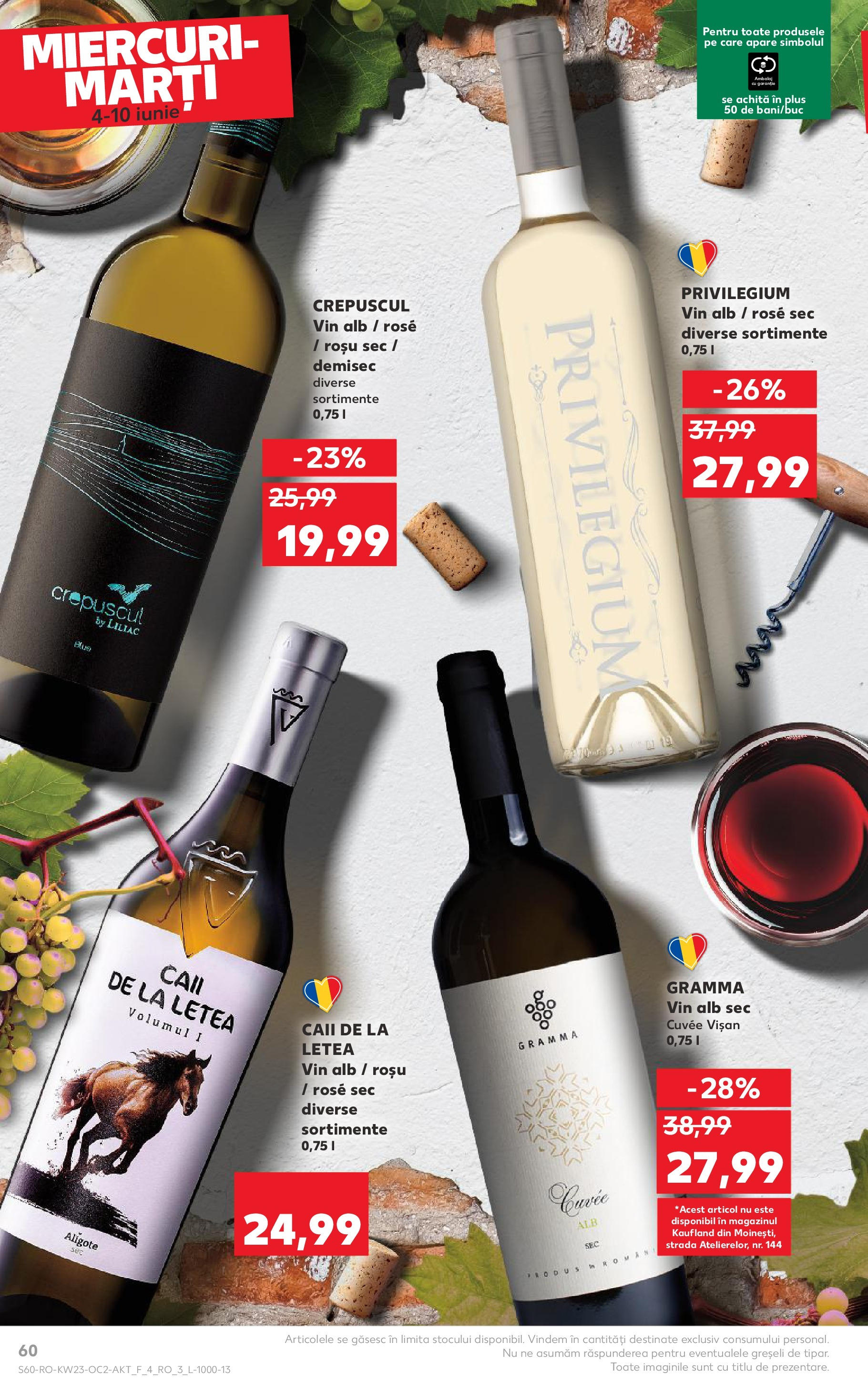 Catalog Kaufland 4 - 9 Iunie 2025 | Pagina 60 | Produse: Vin