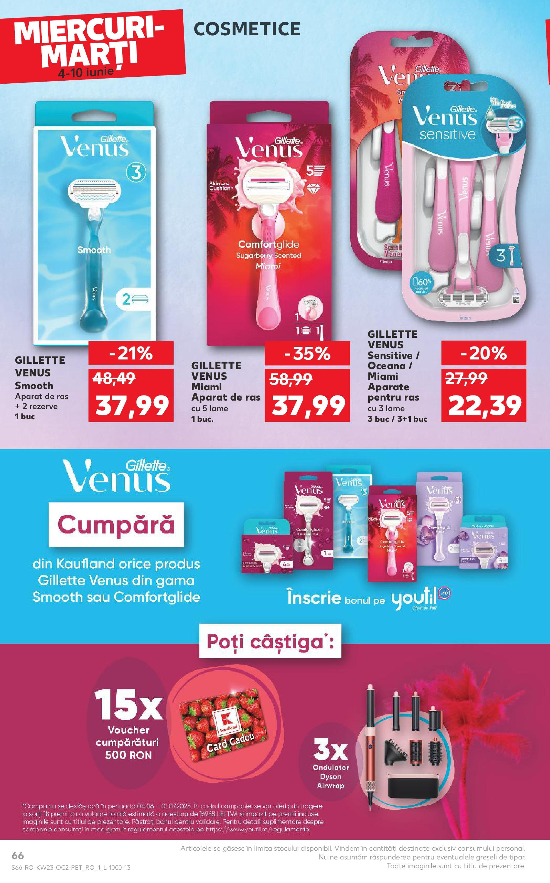 Catalog Kaufland 4 - 9 Iunie 2025 | Pagina 66 | Produse: Aparat De Ras, Ondulator