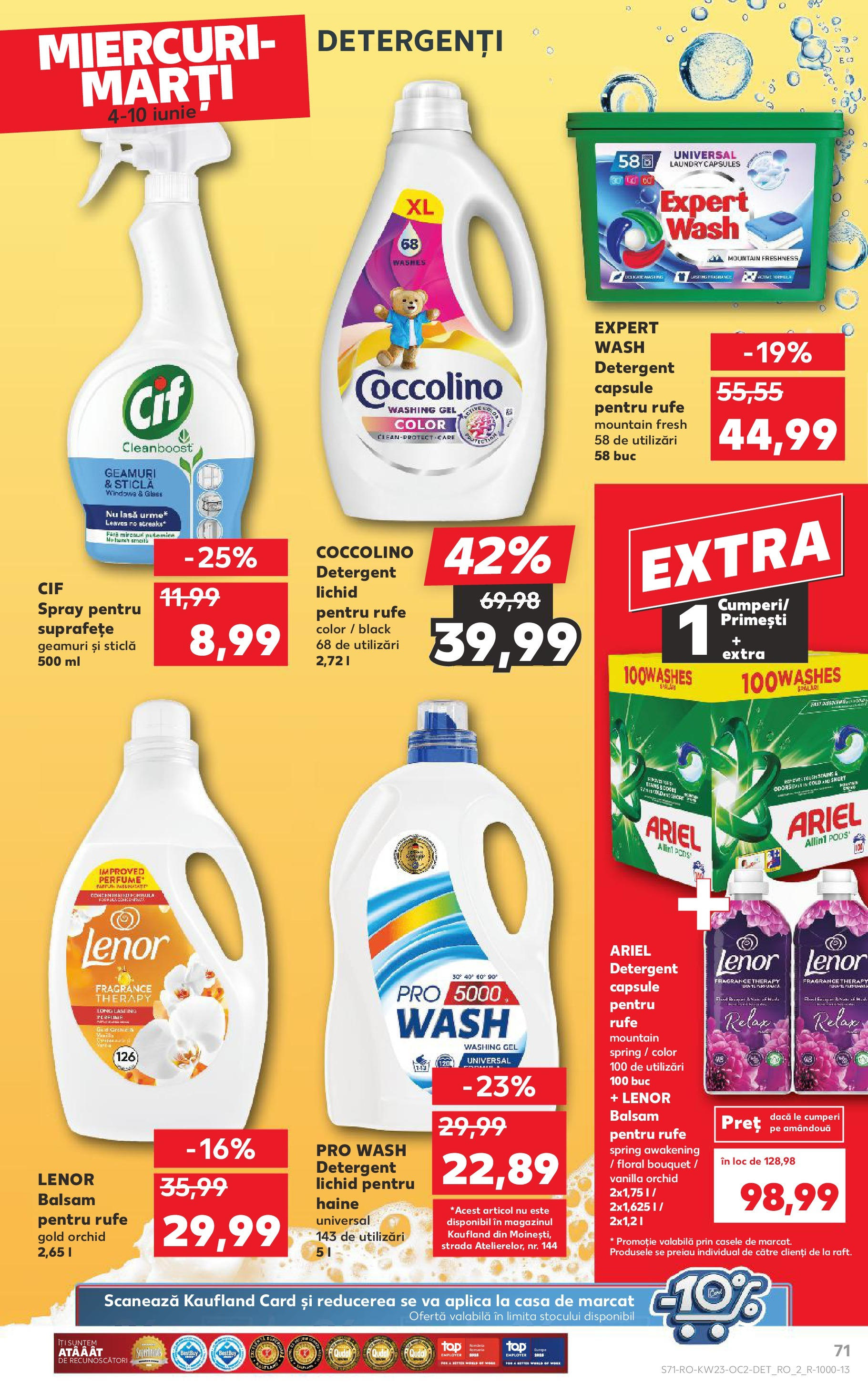 Catalog Kaufland 4 - 9 Iunie 2025 | Pagina 71 | Produse: Balsam, Detergent, Haine