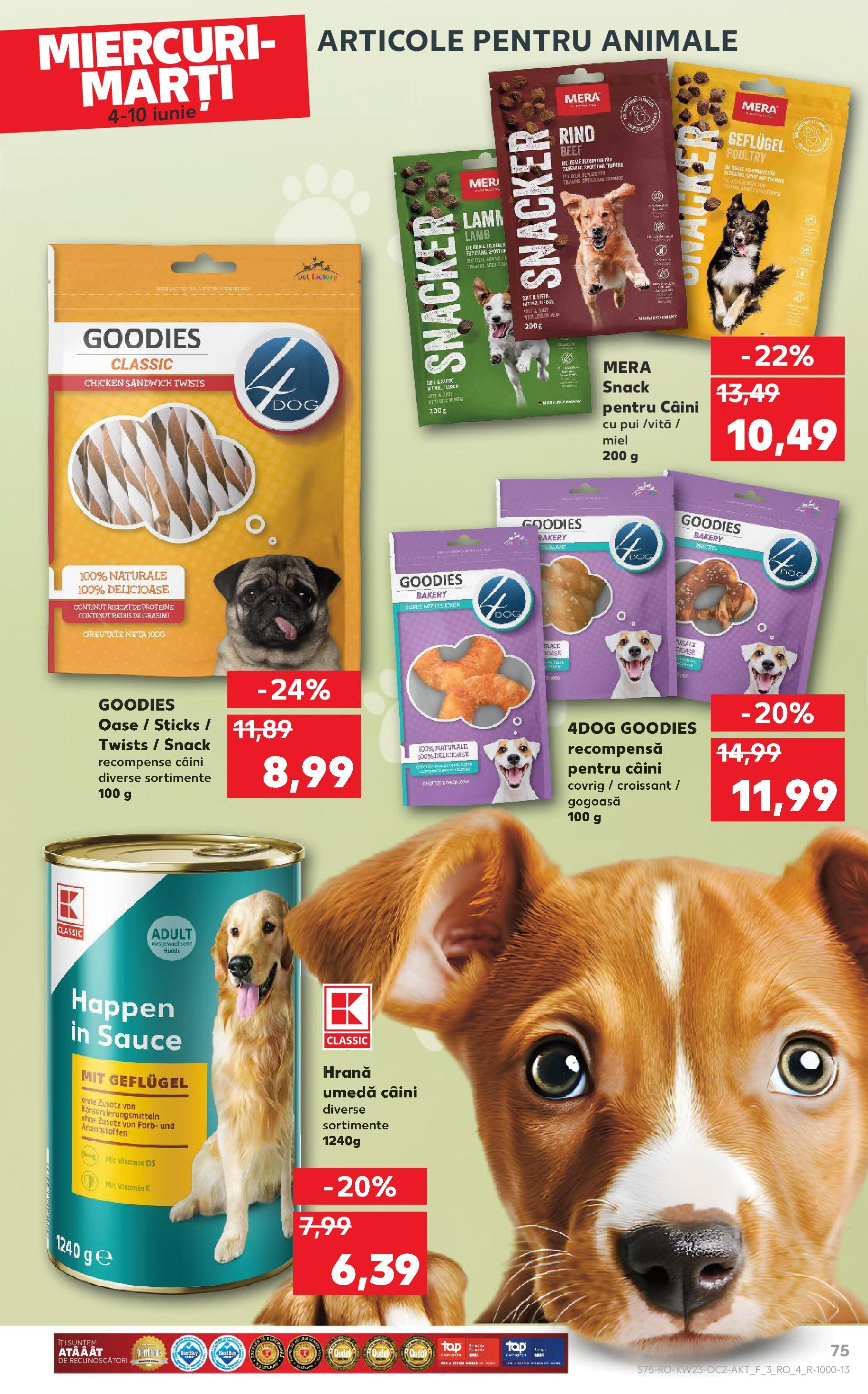 Catalog Kaufland 4 - 9 Iunie 2025 | Pagina 75 | Produse: Masaüstü kılıfı, Divan, Hacıyatmaz Kedi Oyuncağı