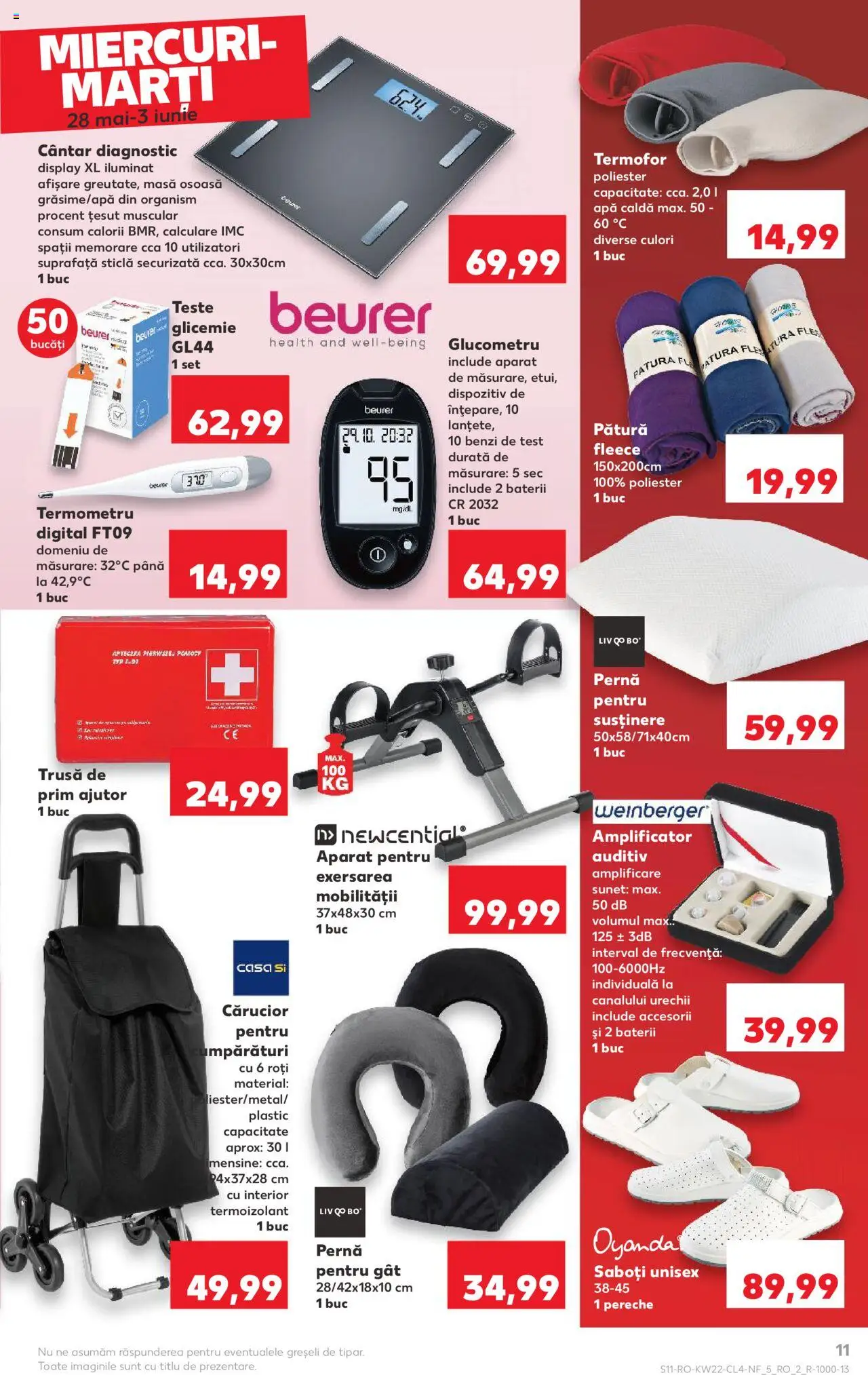 Catalog Kaufland 28 Mai - 2 Iunie 2025 | Pagina 11 | Produse: Pernă, Pătură, Masă, Apă