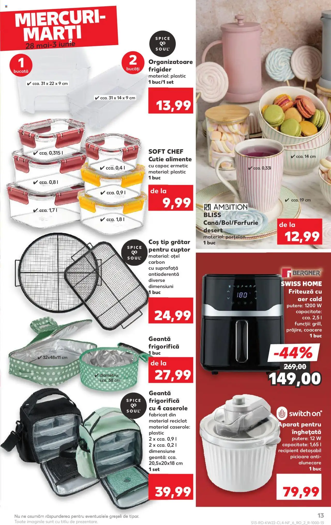 Catalog Kaufland 28 Mai - 2 Iunie 2025 | Pagina 13 | Produse: Cuptor, Friteuză, Grătar, Cutie