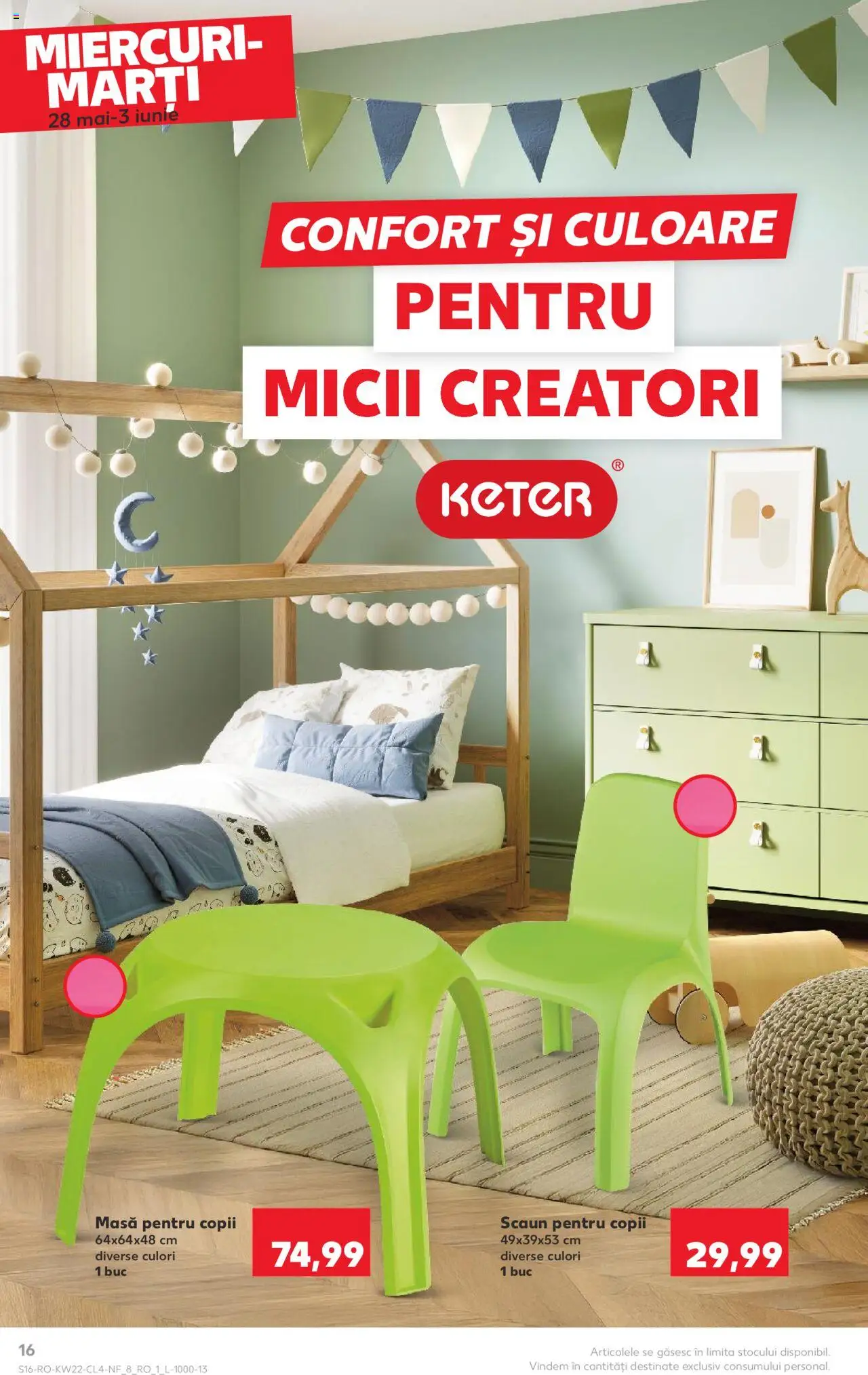 Catalog Kaufland 28 Mai - 2 Iunie 2025 | Pagina 16 | Produse: Masă, Scaun