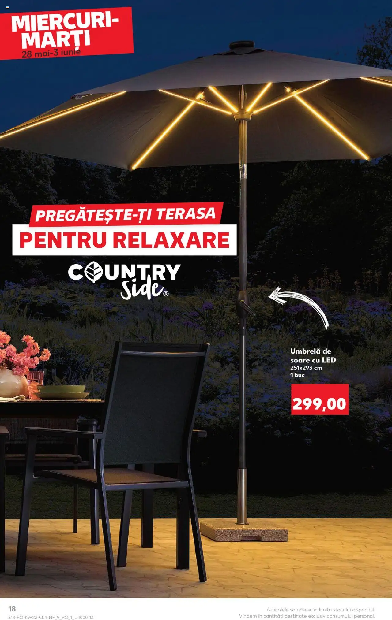 Catalog Kaufland 28 Mai - 2 Iunie 2025 | Pagina 18 | Produse: Umbrelă, Babak