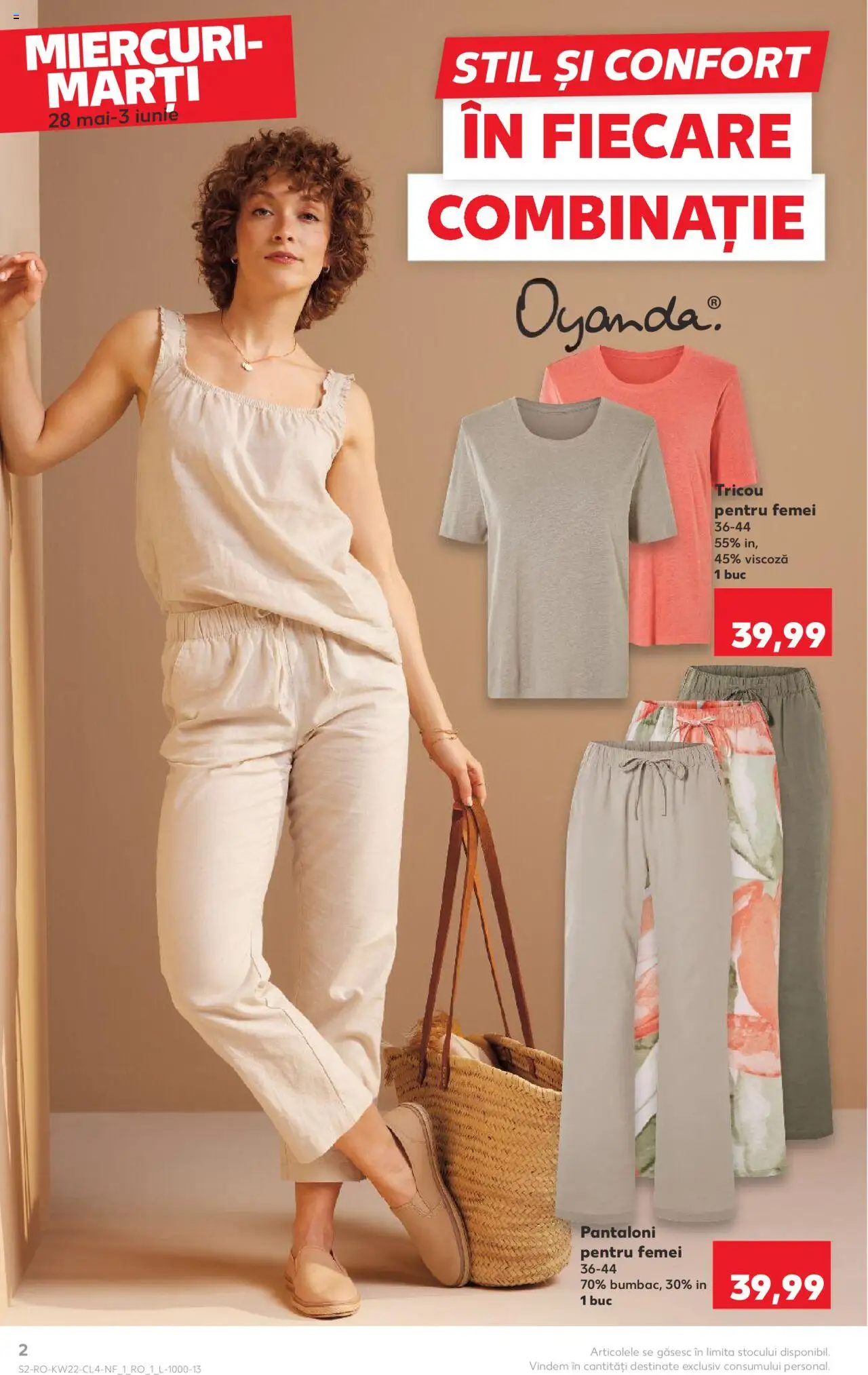 Catalog Kaufland 28 Mai - 2 Iunie 2025 | Pagina 2 | Produse: Tricou, Pantaloni