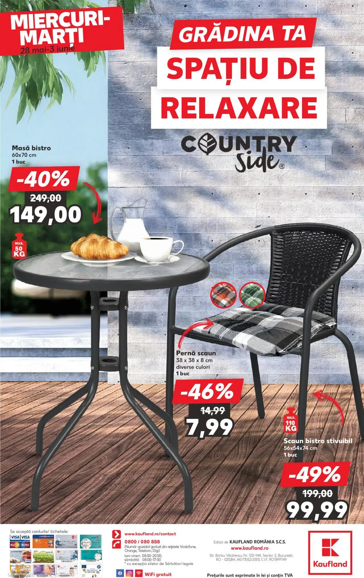 Catalog Kaufland 28 Mai - 2 Iunie 2025 | Pagina 20 | Produse: Pernă scaun, Pernă, Masă, Scaun