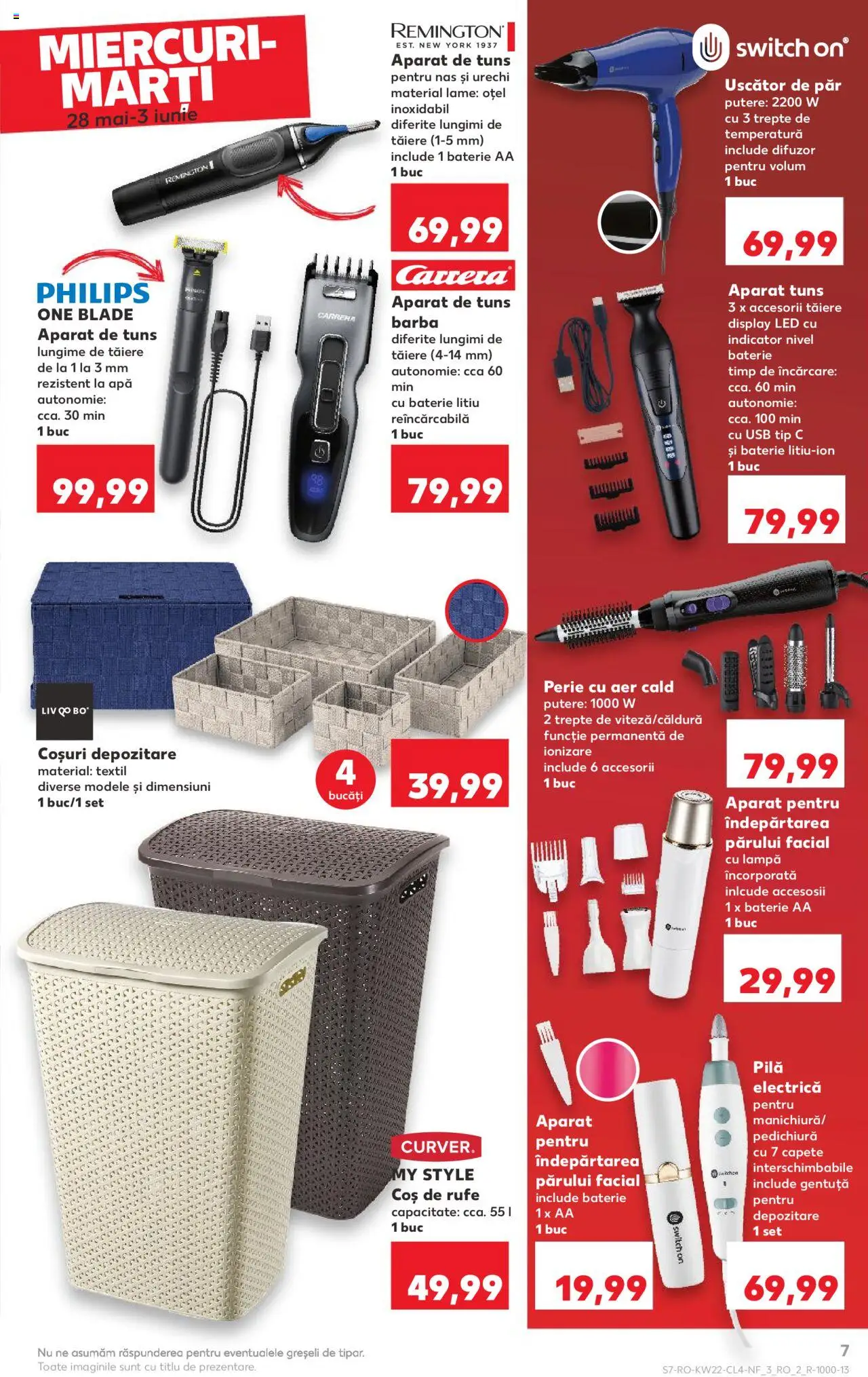 Catalog Kaufland 28 Mai - 2 Iunie 2025 | Pagina 7 | Produse: Delgeç, Enginar, Uscător, Coș