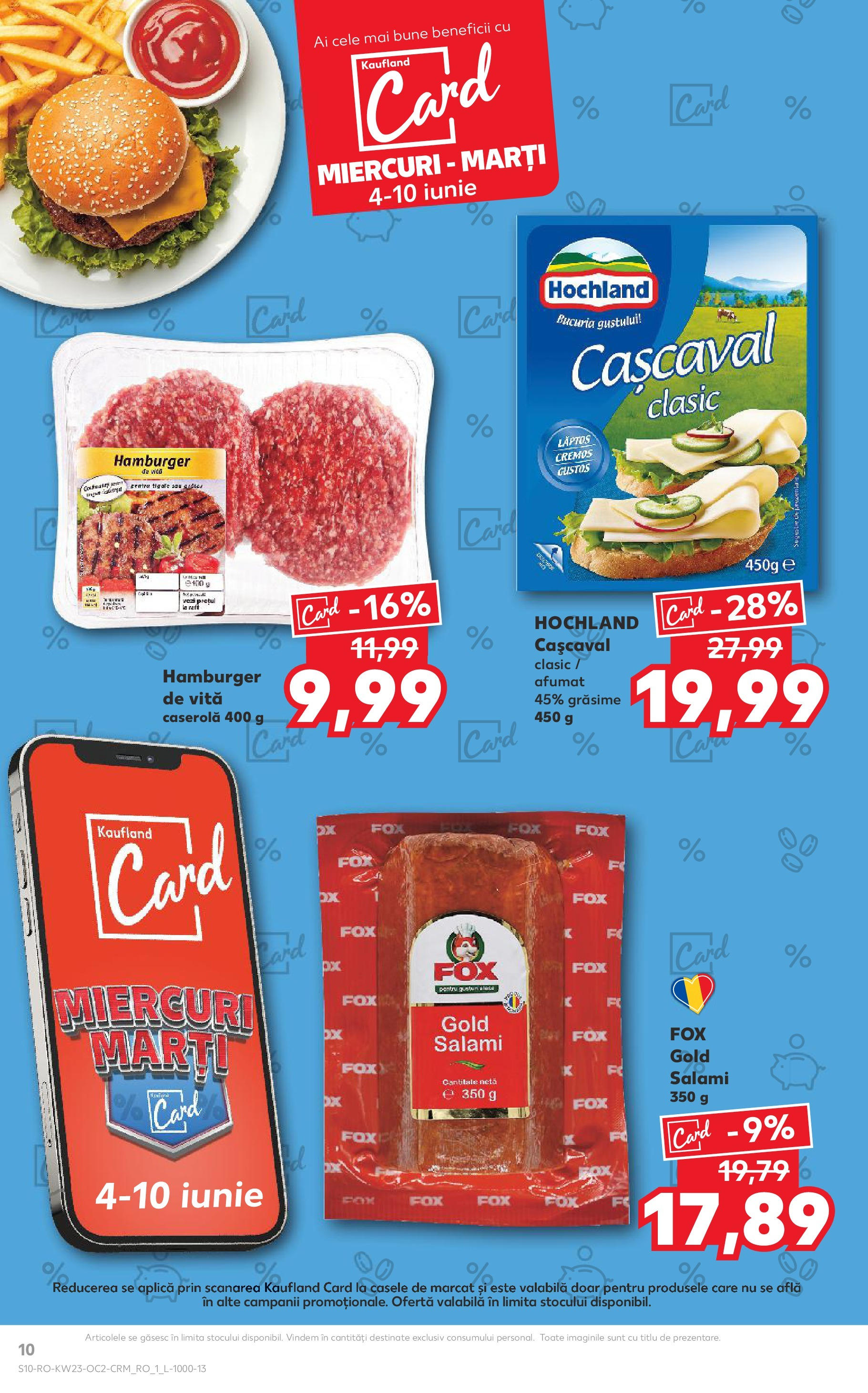 Catalog Kaufland 4 - 9 Iunie 2025 | Pagina 10 | Produse: Cașcaval, Ananas