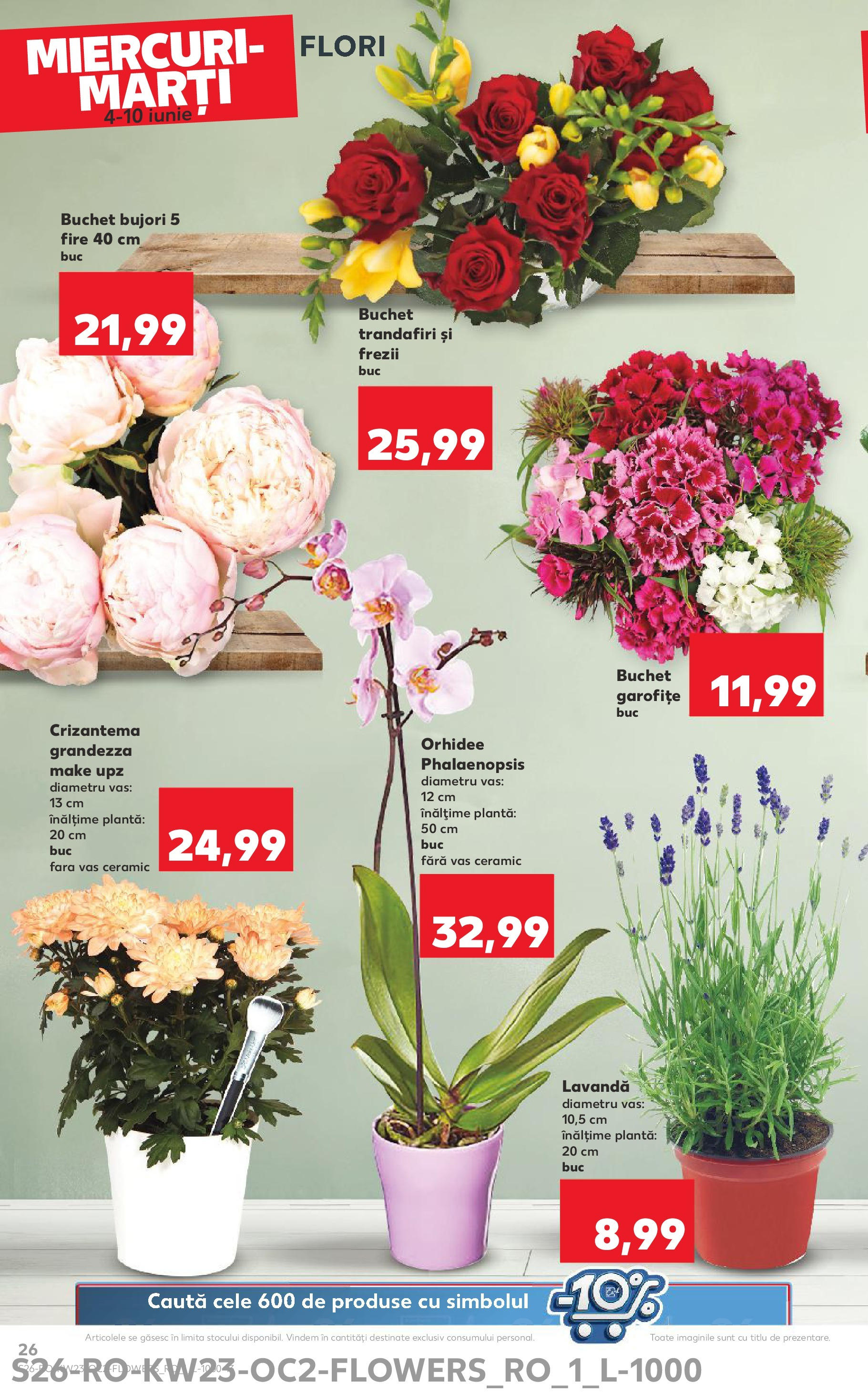 Catalog Kaufland 4 - 9 Iunie 2025 | Pagina 26 | Produse: Orhidee
