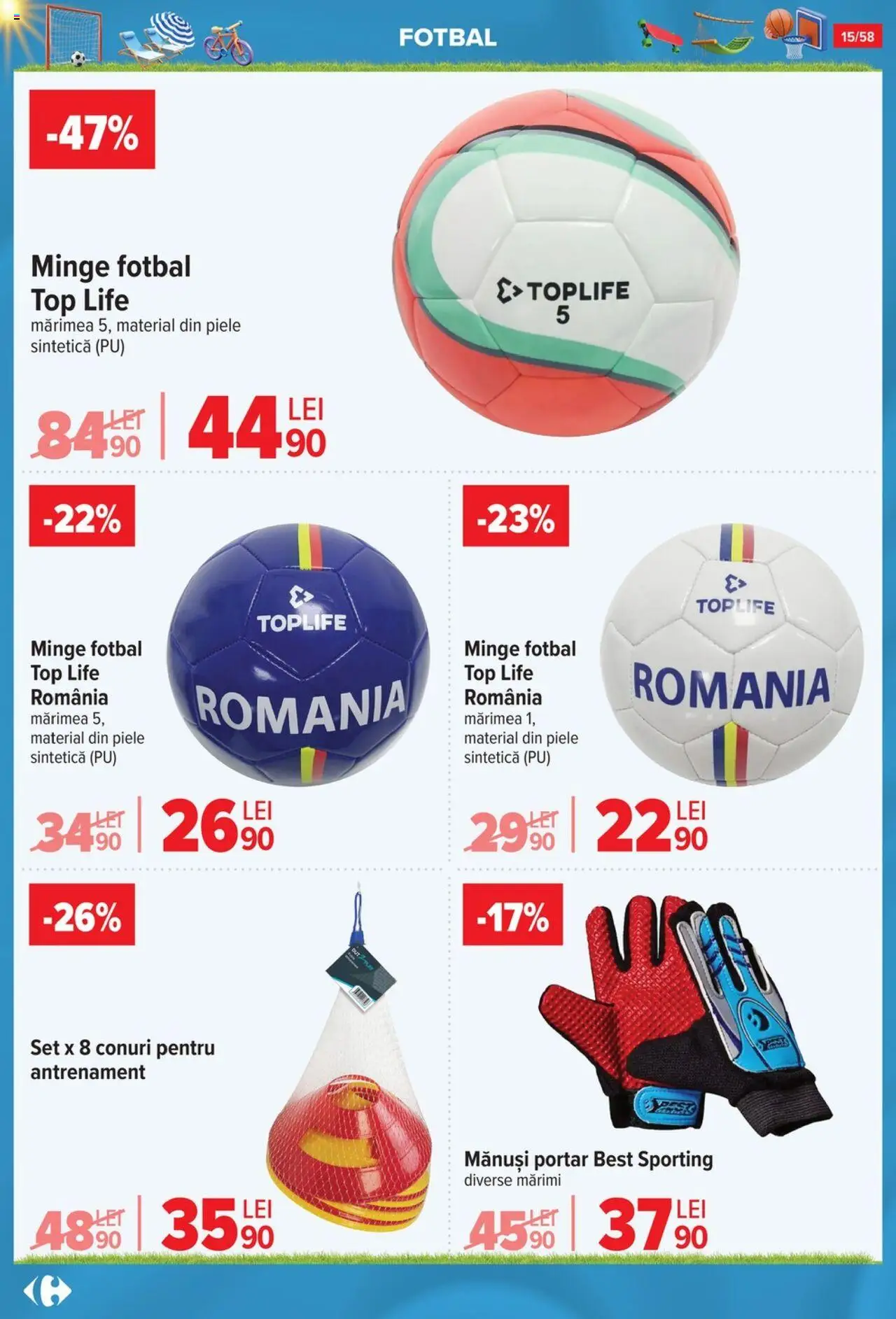 Catalog Carrefour 4 - 30 Iunie 2025 | Pagina 15 | Produse: Mănuși, Top