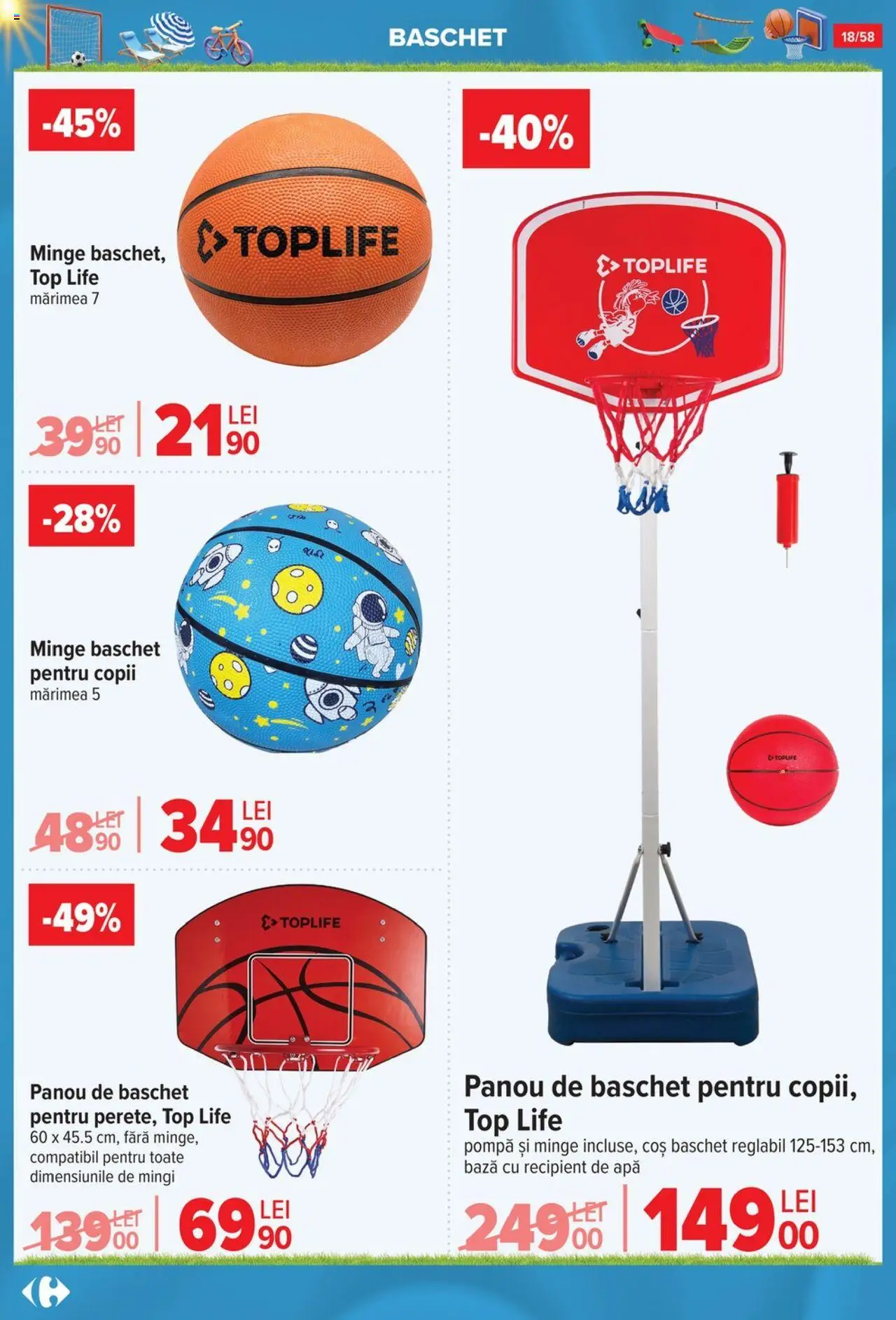 Catalog Carrefour 4 - 30 Iunie 2025 | Pagina 18 | Produse: Top, Coș, Apă