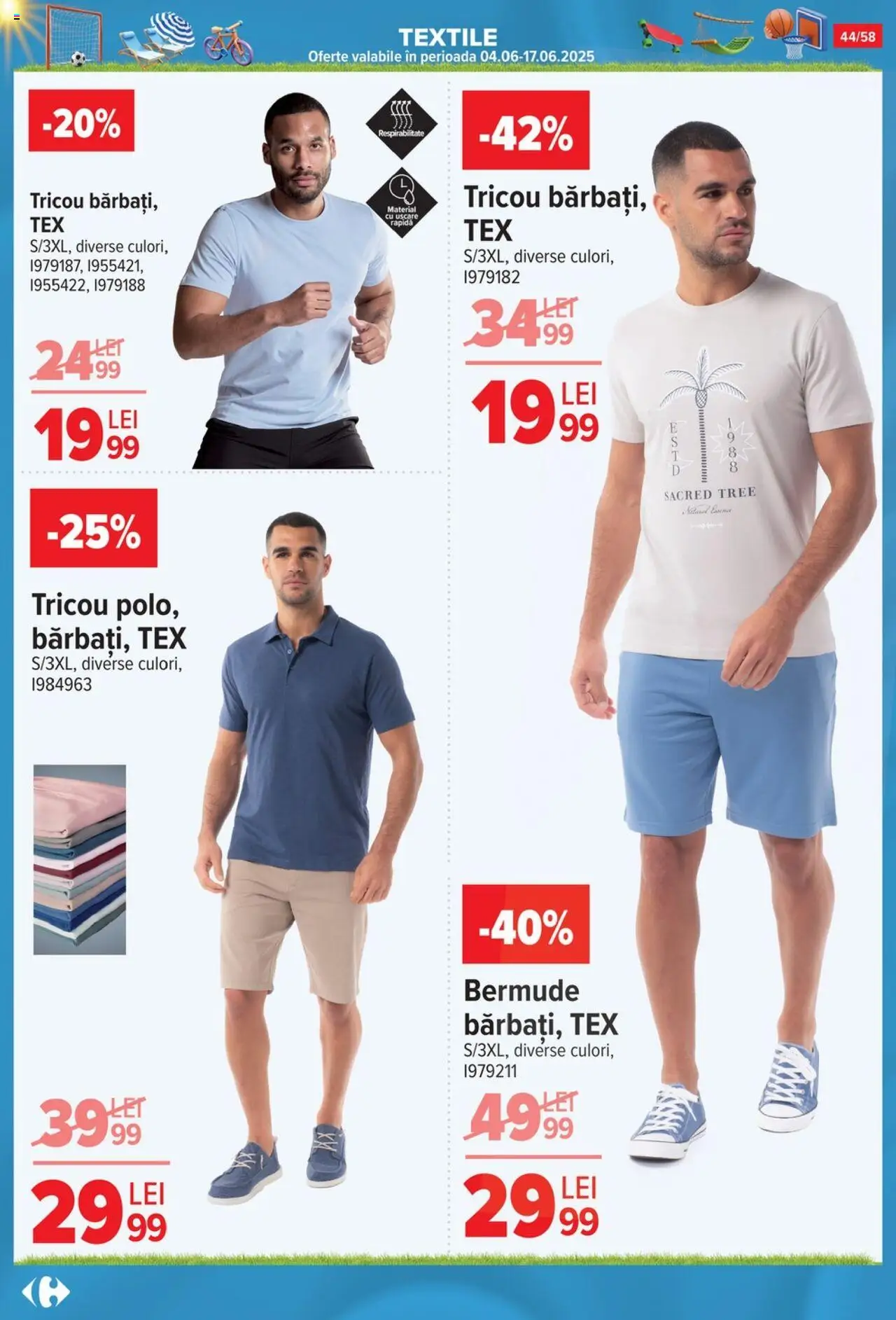 Catalog Carrefour 4 - 30 Iunie 2025 | Pagina 44 | Produse: Tricou