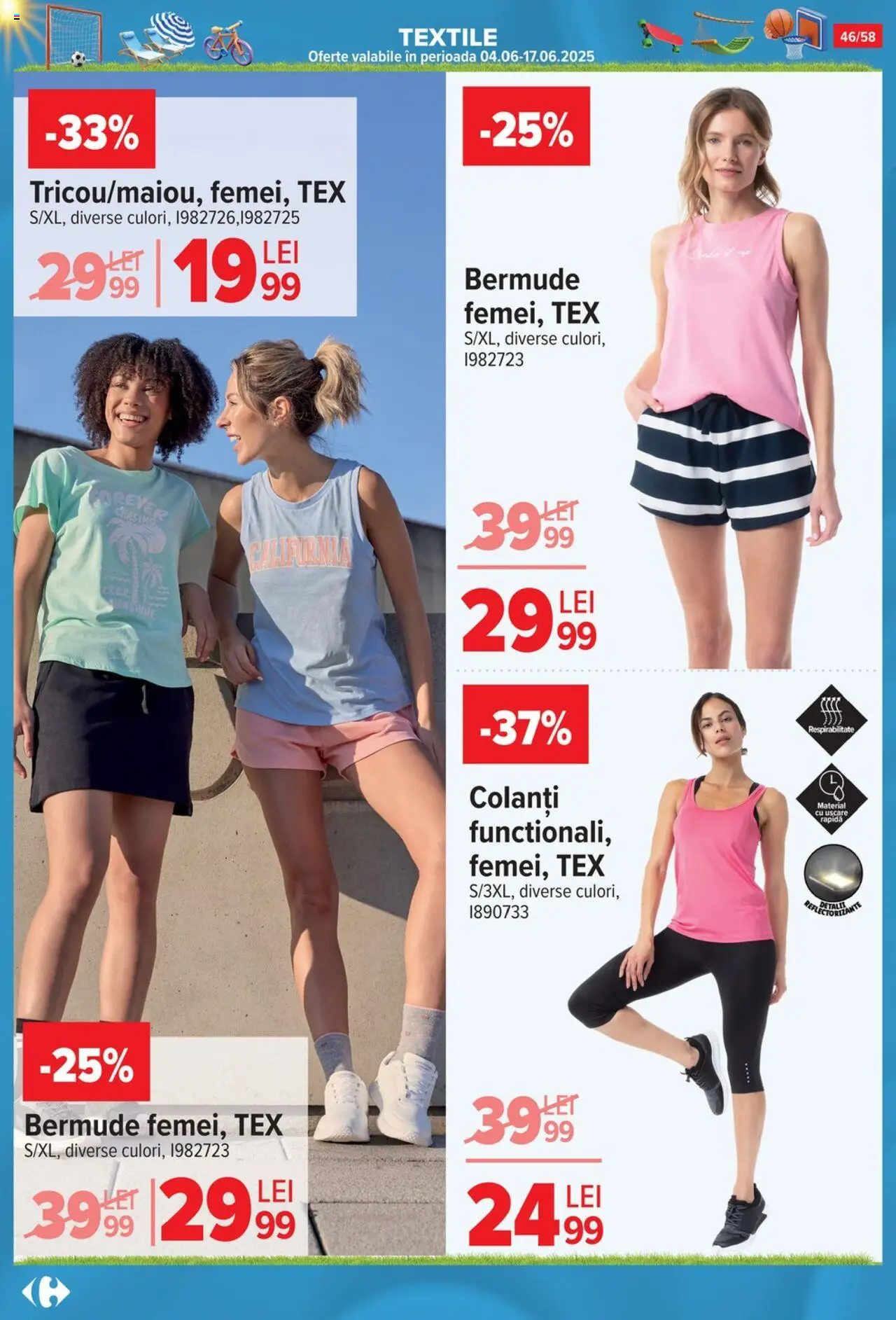 Catalog Carrefour 4 - 30 Iunie 2025 | Pagina 46 | Produse: Colanți