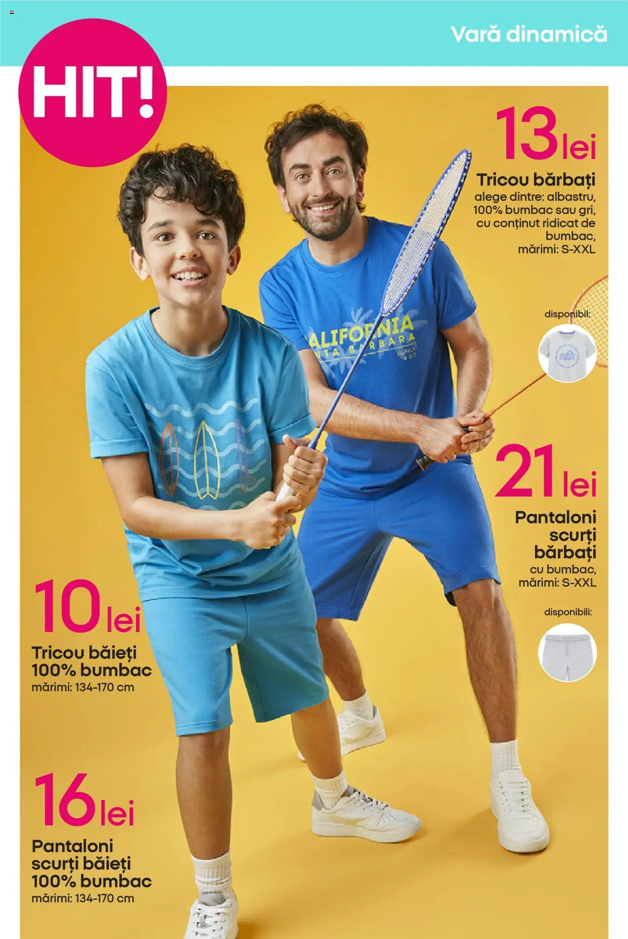 Catalog Pepco 5 - 17 Iunie 2025 | Pagina 2 | Produse: Tricou, Pantaloni, Pantaloni scurți