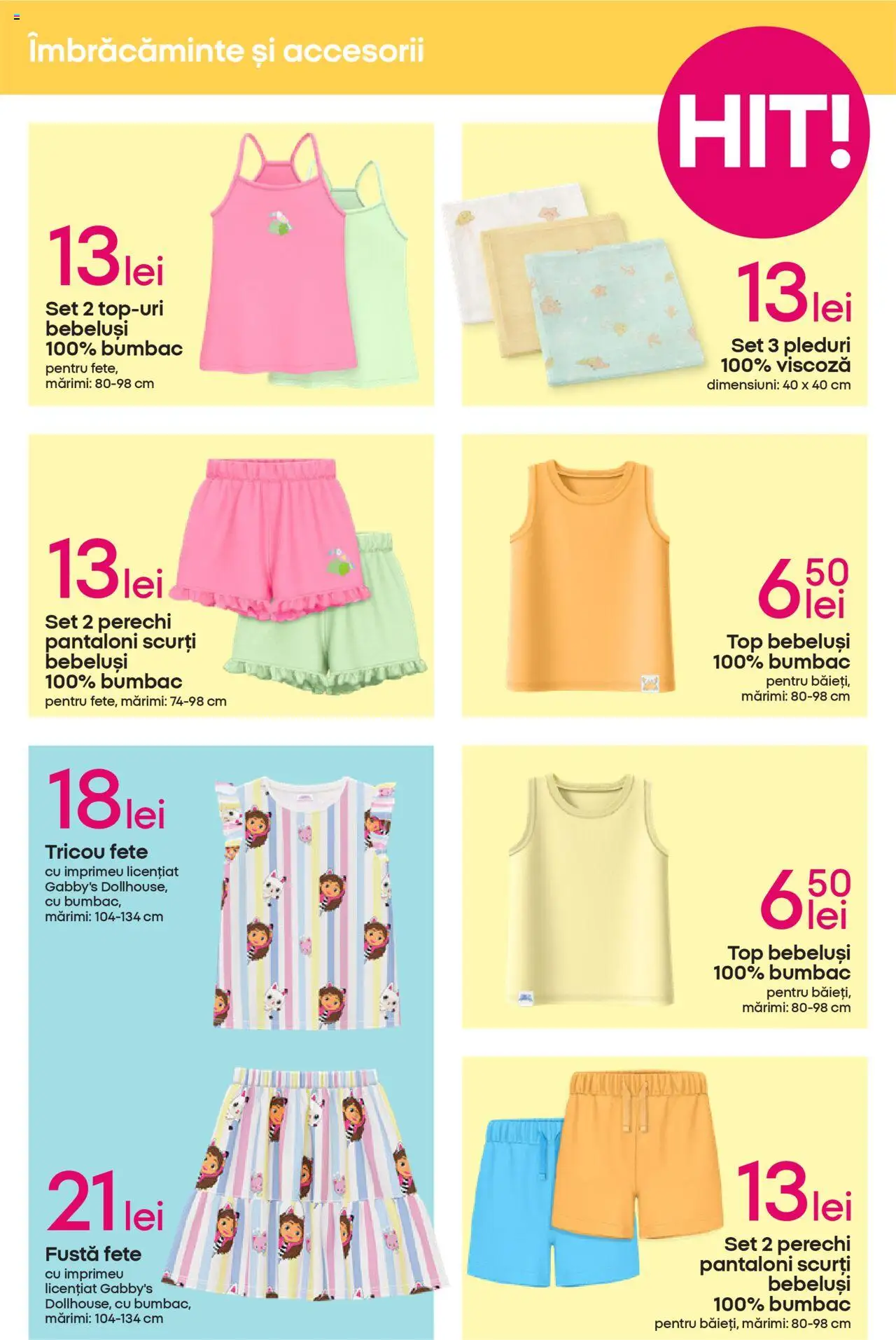 Catalog Pepco 5 - 17 Iunie 2025 | Pagina 5 | Produse: Top, Tricou, Pantaloni, Pantaloni scurți