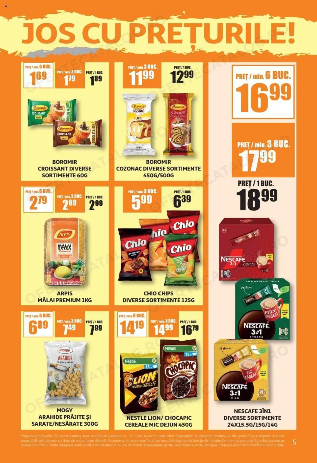 Catalog Auchan 4 - 29 Iunie 2025 | Pagina 5 | Produse: Arahide, Alune, Cereale, Mălai