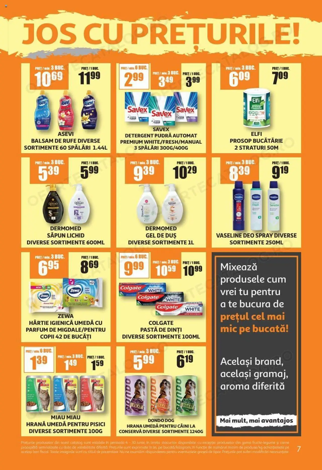 Catalog Auchan 4 - 29 Iunie 2025 | Pagina 7 | Produse: Duș, Parfum, Gel de duș, Balsam de rufe