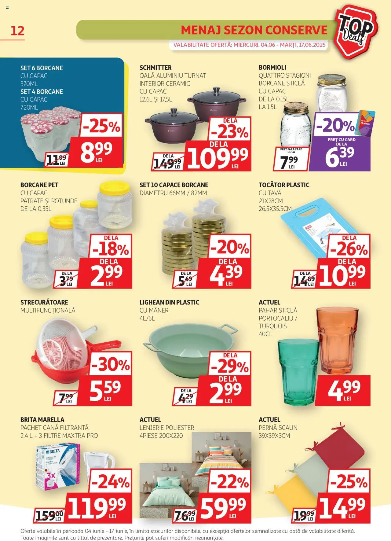 Catalog Auchan 4 - 16 Iunie 2025 | Pagina 12 | Produse: Pernă scaun, Pernă, Mâner, Scaun