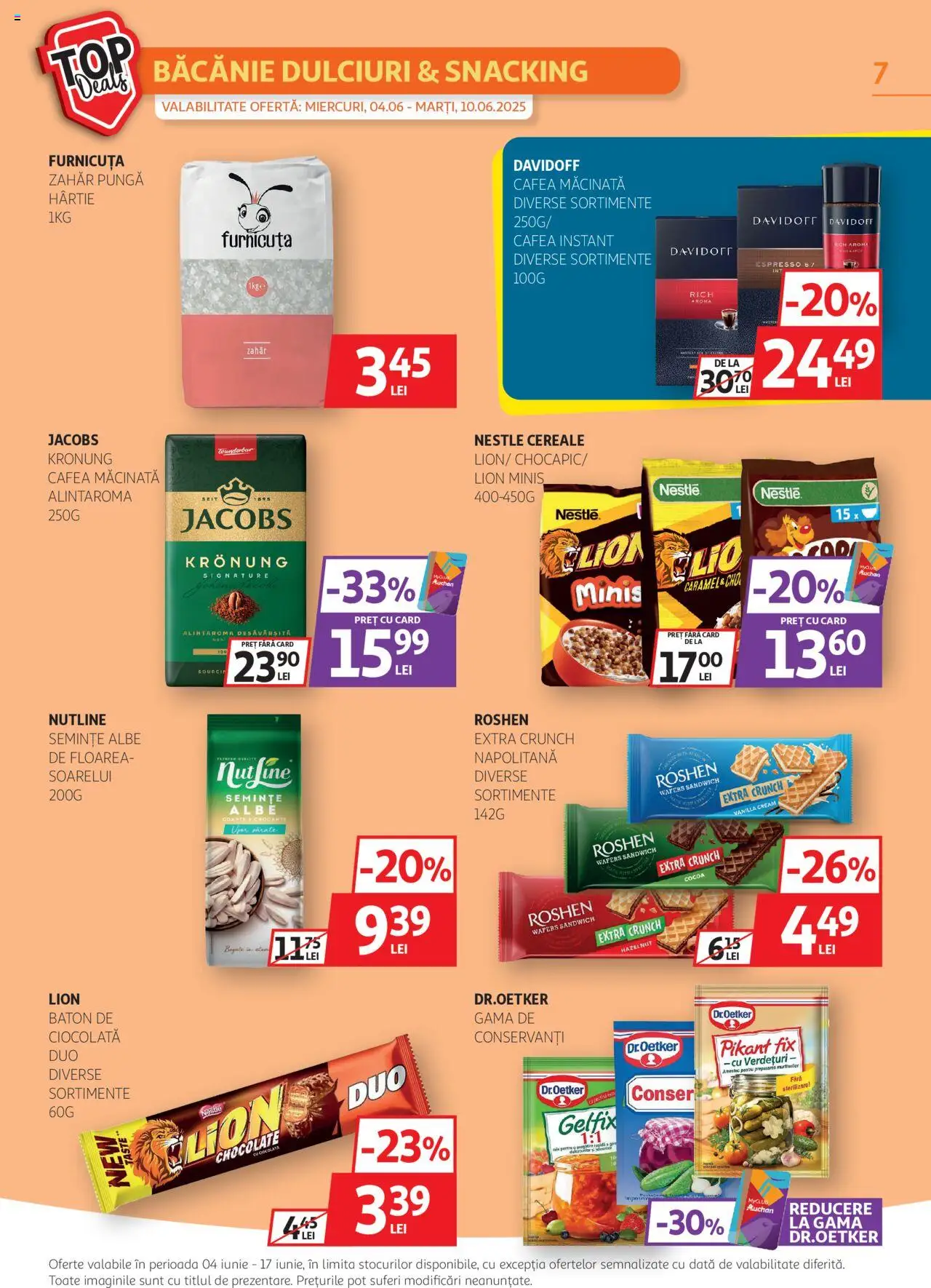 Catalog Auchan 4 - 16 Iunie 2025 | Pagina 7 | Produse: Semințe, Köpek çiti, Cereale, Zahăr