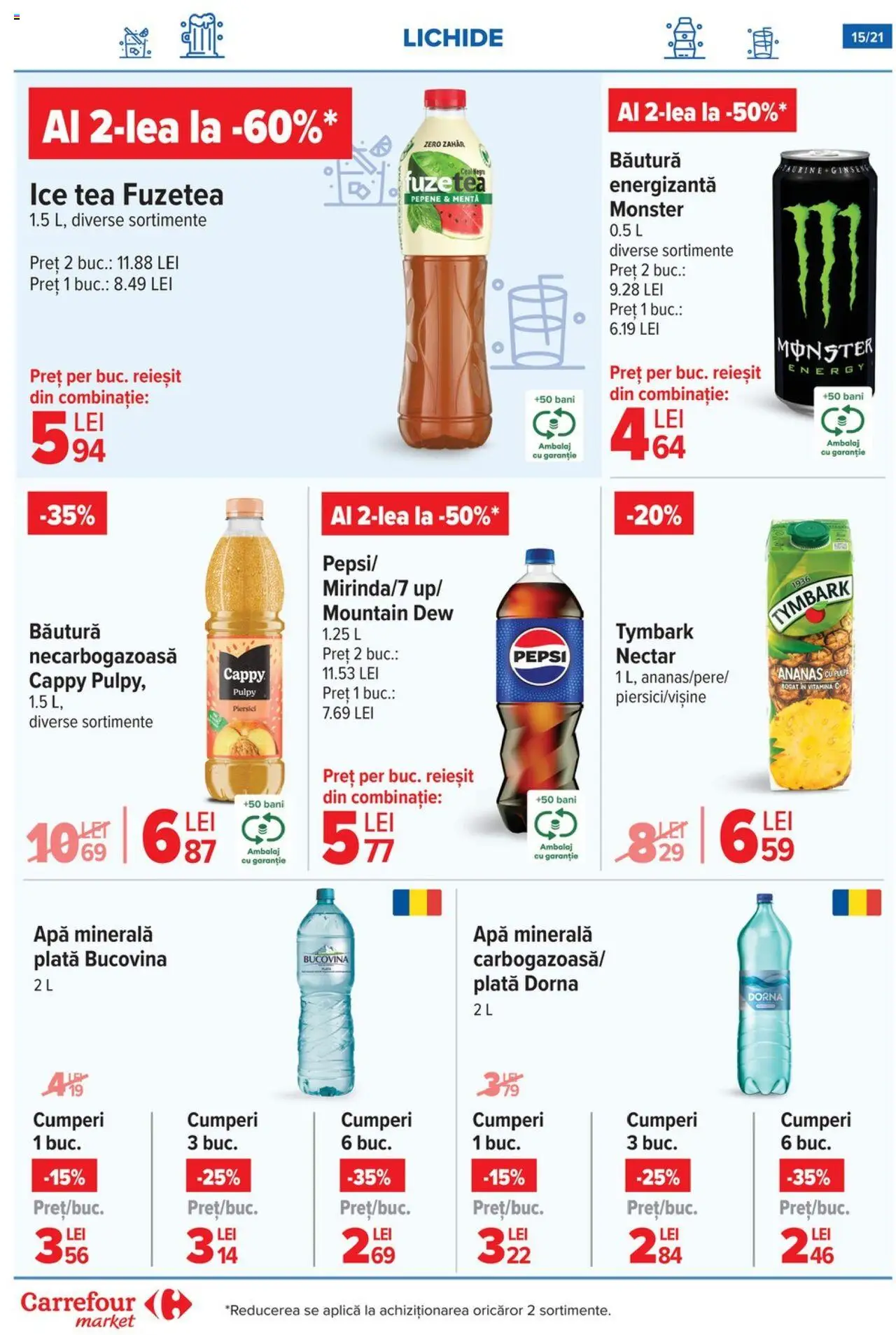 Catalog Carrefour 4 - 9 Iunie 2025 | Pagina 15 | Produse: Yazı tahtası kalemi, Ananas, Apă, Zahăr