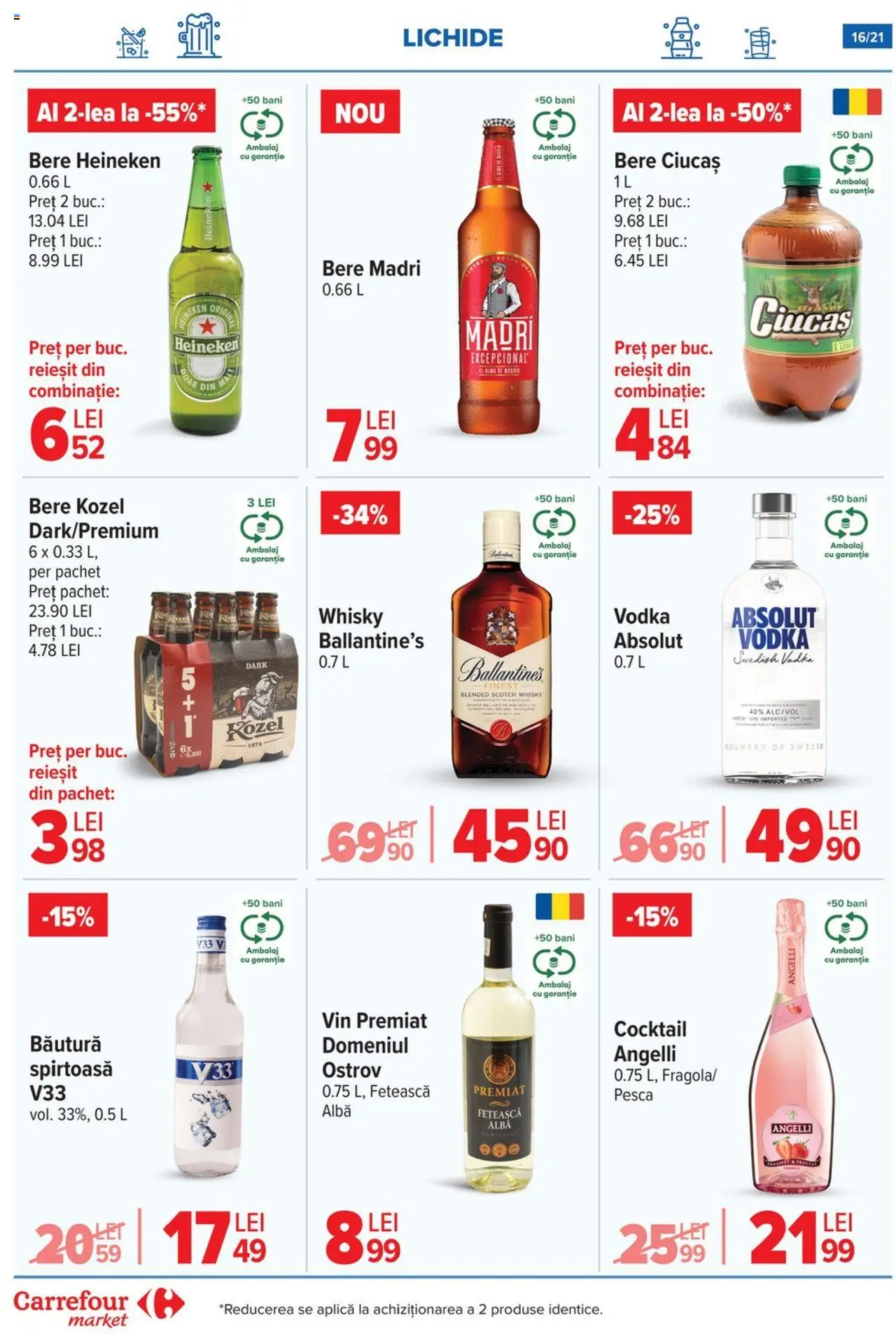 Catalog Carrefour 4 - 9 Iunie 2025 | Pagina 16 | Produse: Vin, Bere, Cocktail, Vodka