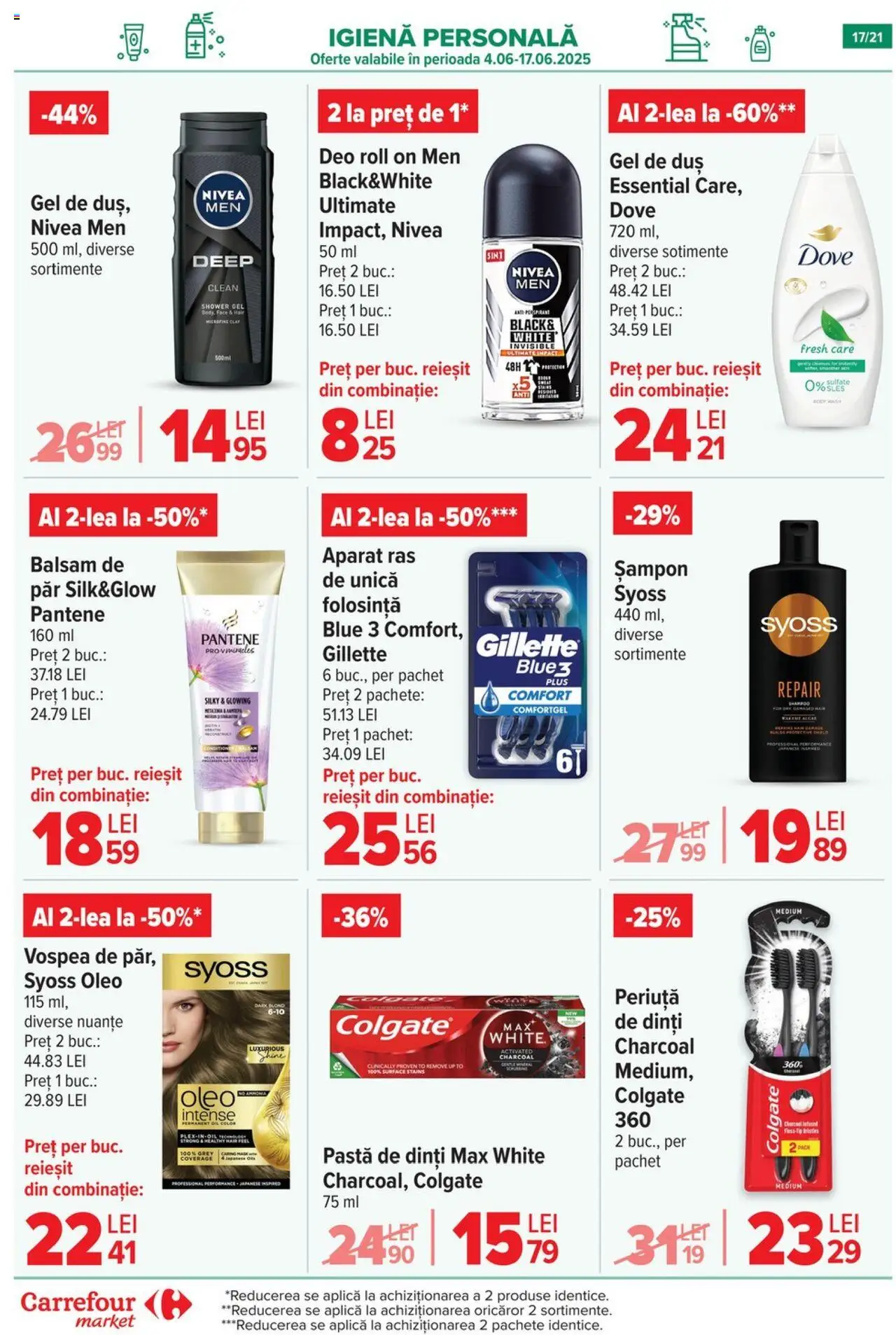 Catalog Carrefour 4 - 9 Iunie 2025 | Pagina 17 | Produse: Body, Duș, Balsam, Gel de duș