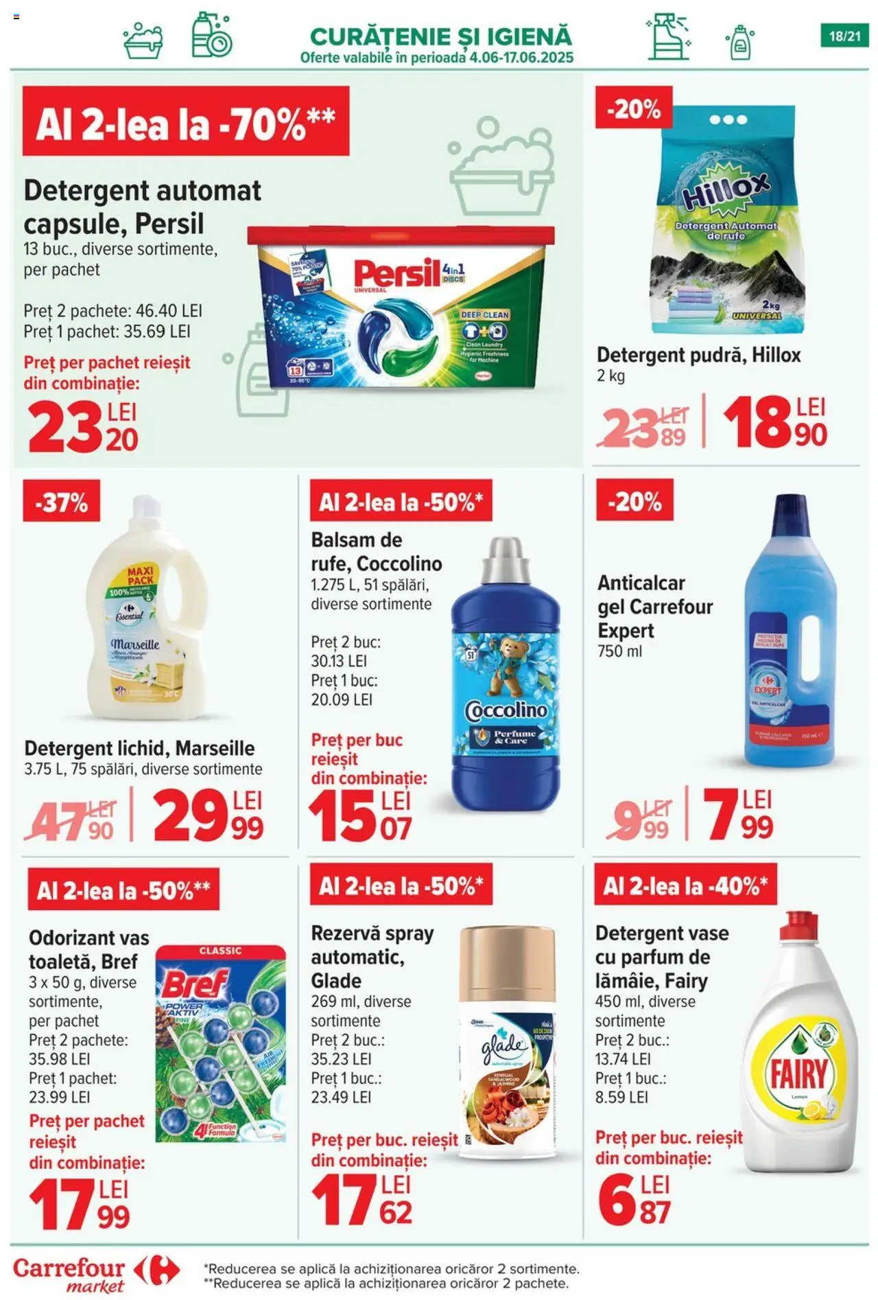 Catalog Carrefour 4 - 9 Iunie 2025 | Pagina 18 | Produse: Kedi Ödül Oyuncakları, Parfum, Balsam, Detergent