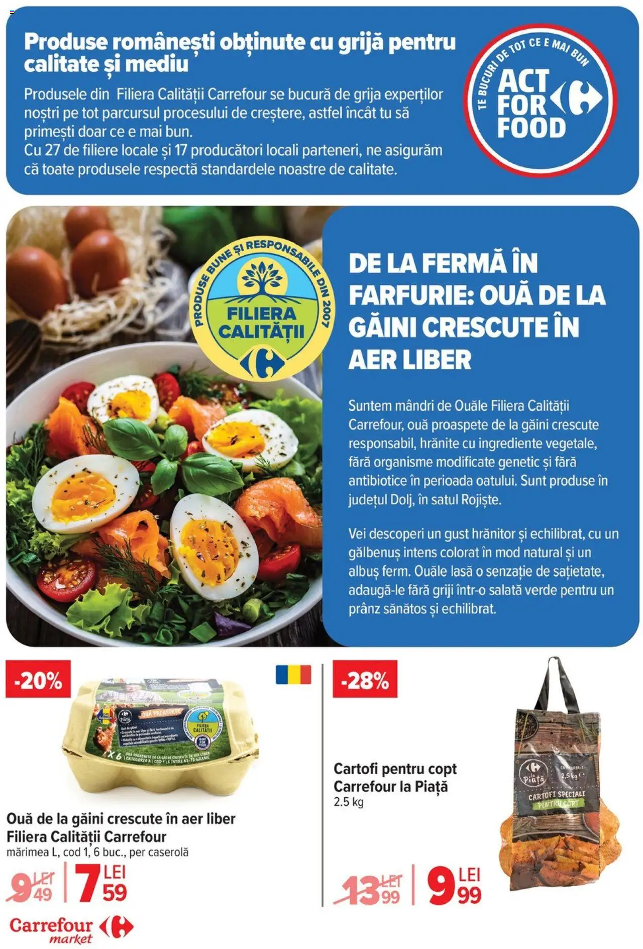 Catalog Carrefour 4 - 9 Iunie 2025 | Pagina 4 | Produse: Cort, Farfurie, Ouă, Salată