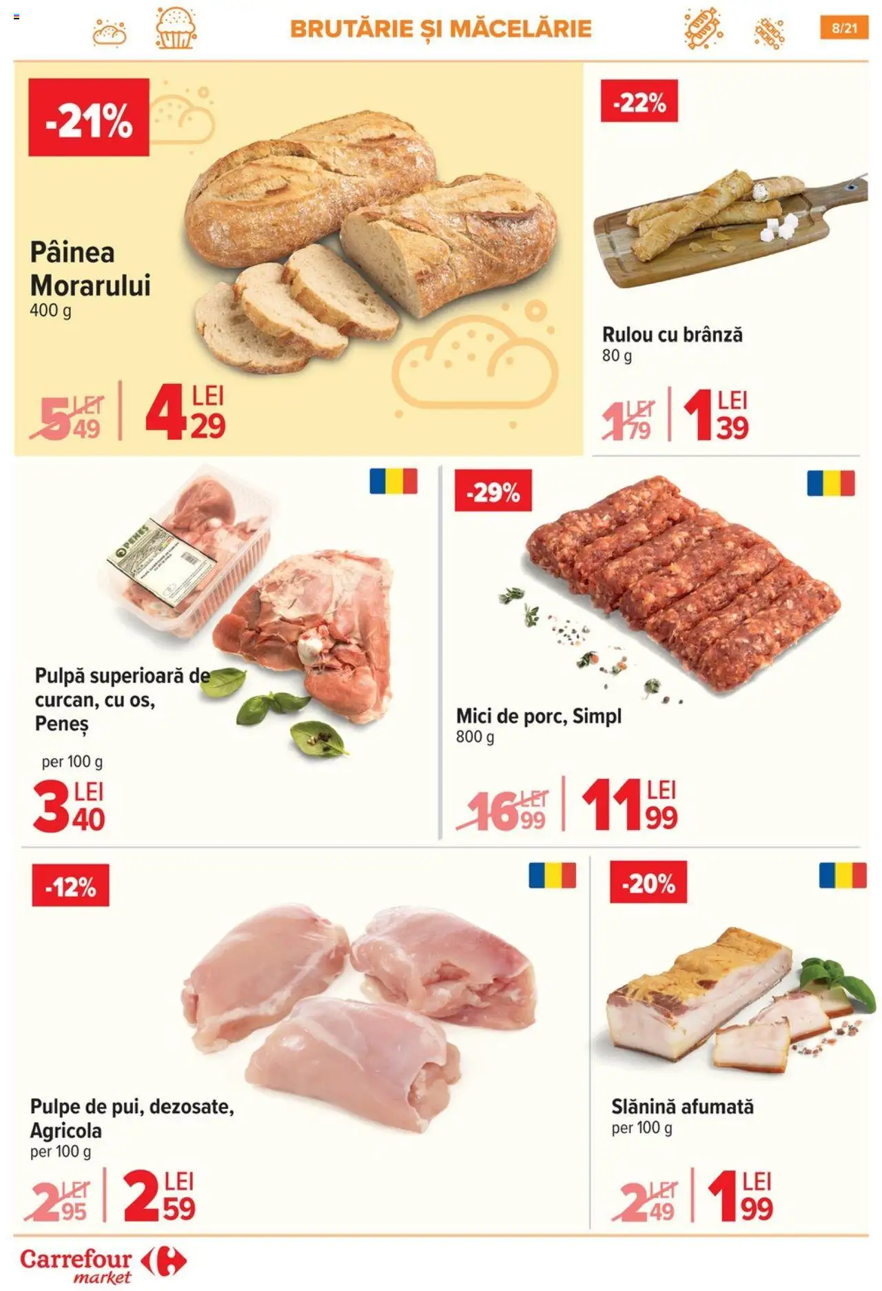Catalog Carrefour 4 - 9 Iunie 2025 | Pagina 8 | Produse: Mici, Brânză