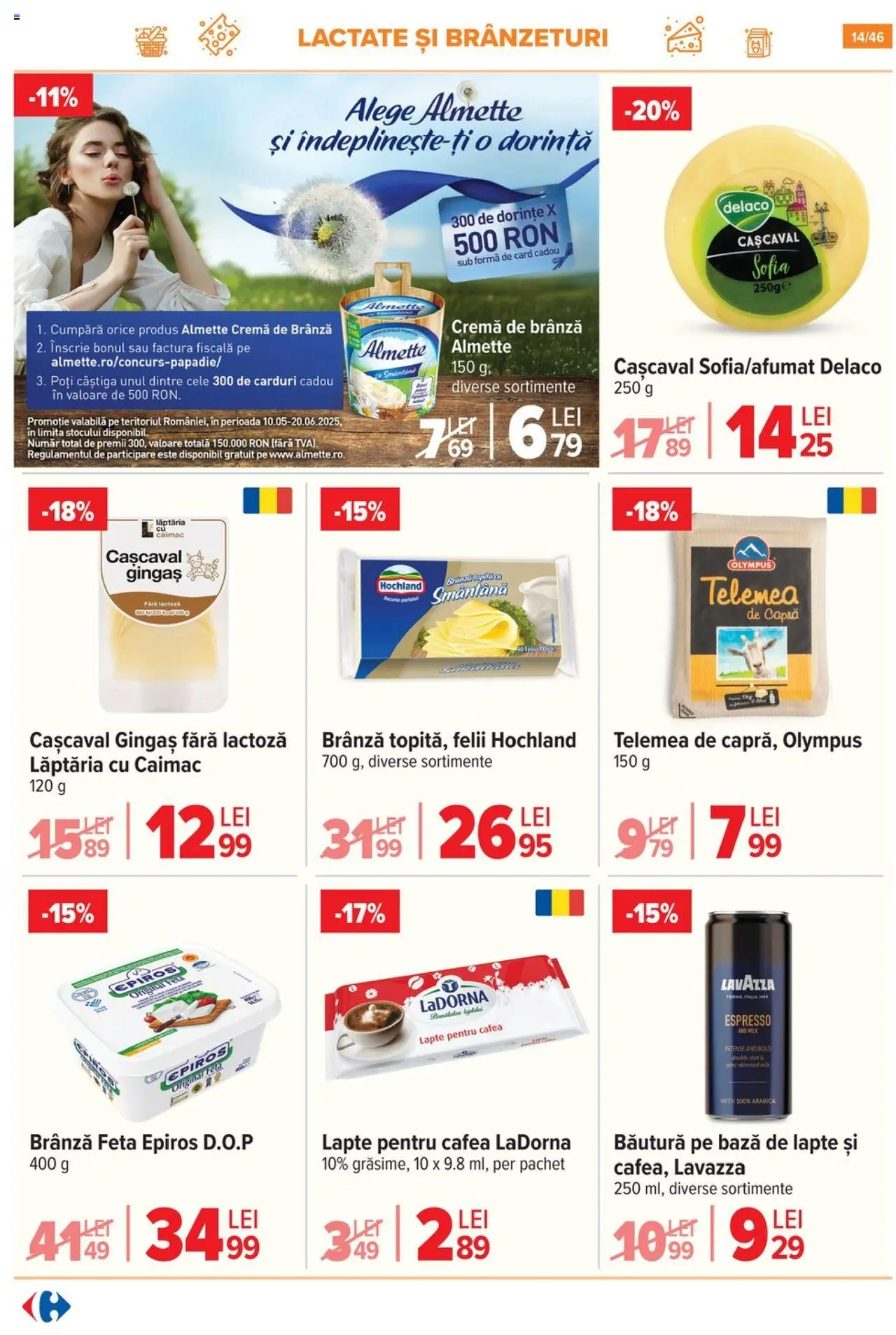 Catalog Carrefour 4 - 9 Iunie 2025 | Pagina 15 | Produse: Light Kedi Konservesi, Brânză, Cremă, Cremă de brânză