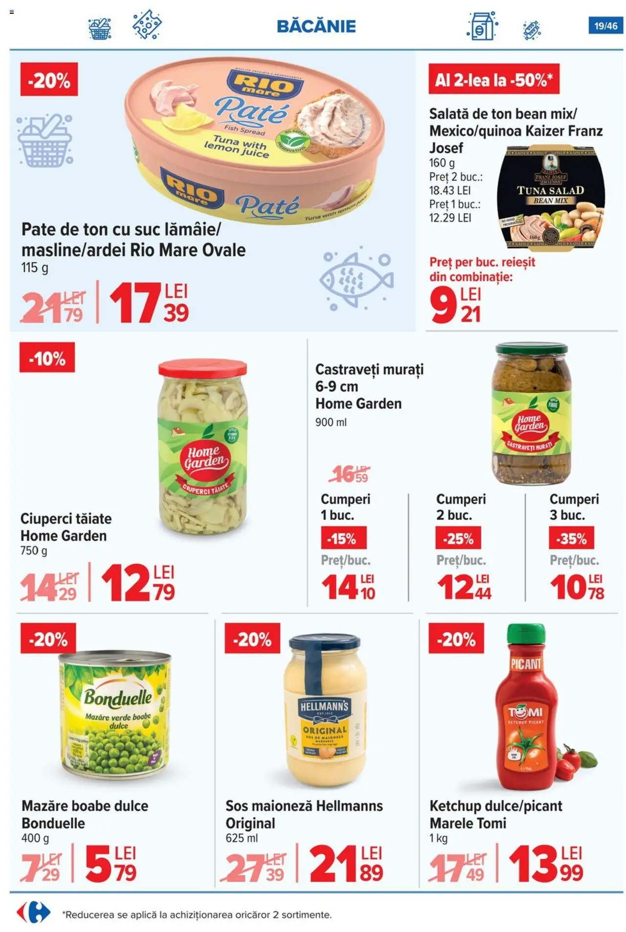Catalog Carrefour 4 - 9 Iunie 2025 | Pagina 20 | Produse: Pate, Castraveți, Salată, Maioneză